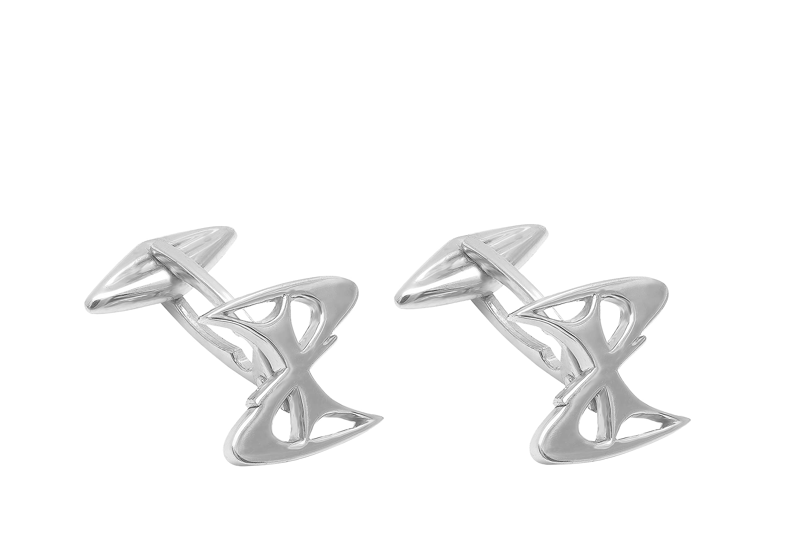 K JEWELS - Twin, gemelli da uomo in argento 925, Smart Line