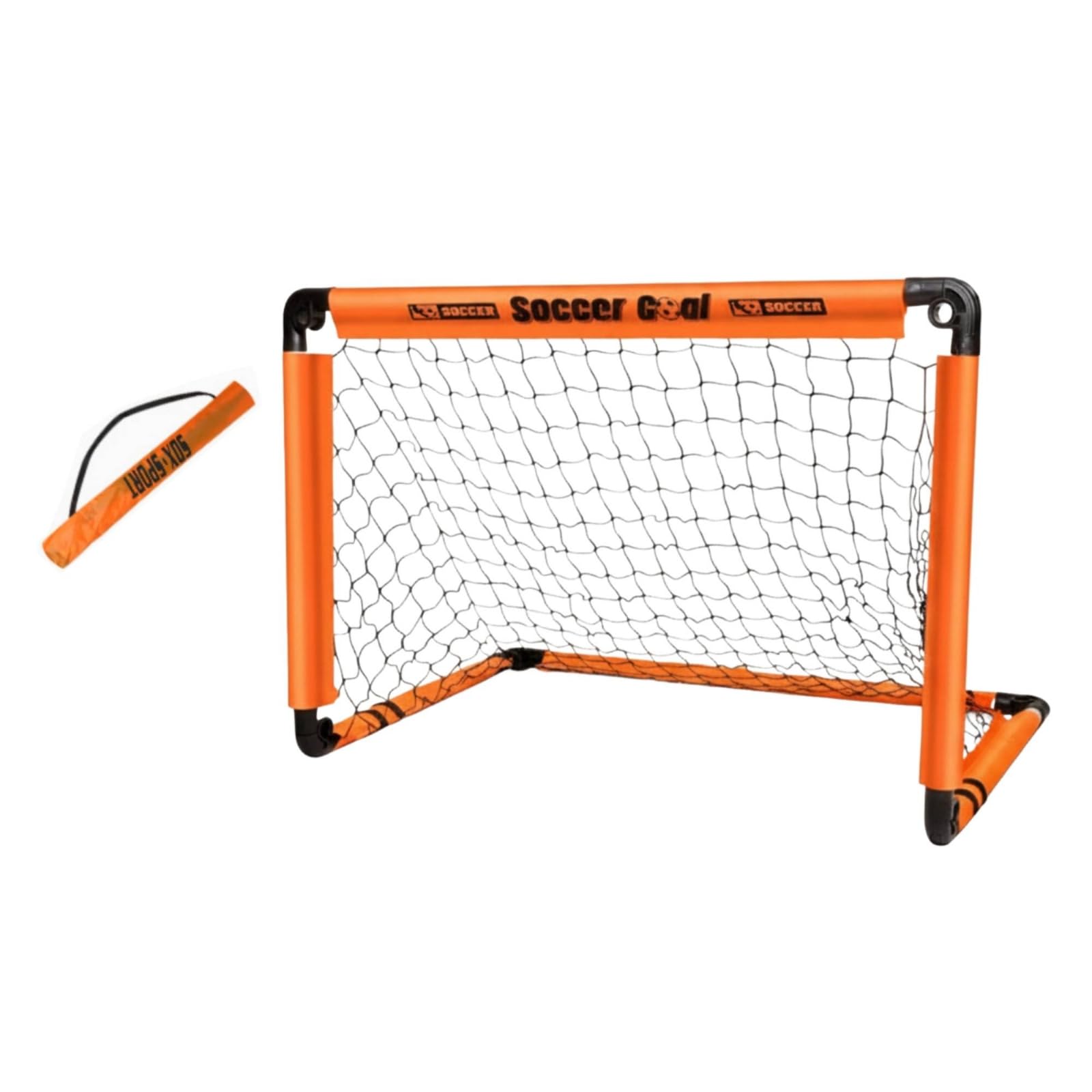 Equipo Deportivo Portería Infantil Plegable Tubular Portería Fútbol Plegable para Exterior, Interior, Entrenamiento