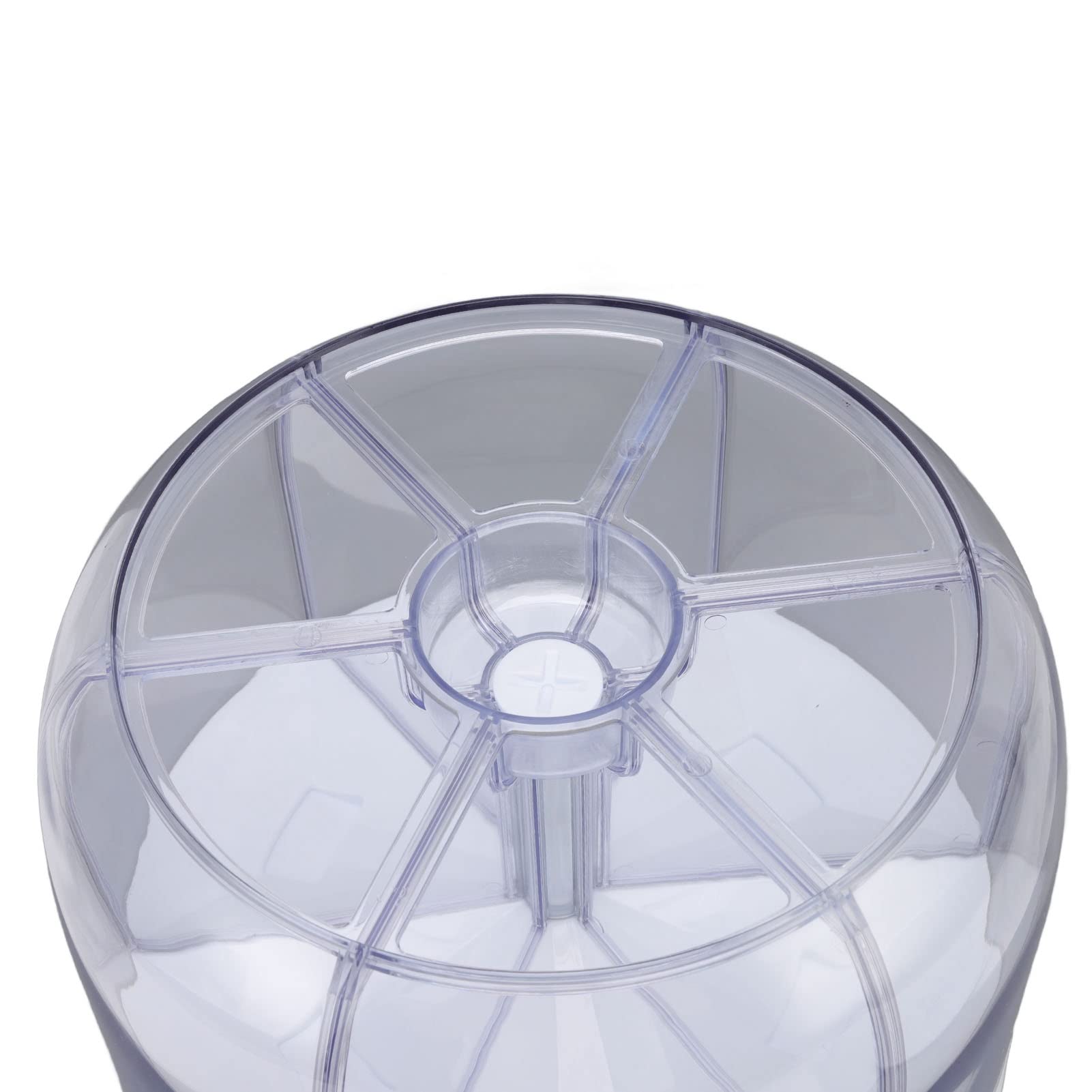 Yosoo Health Gear Tanque Dispensador de Arroz PP, Almacenamiento Giratorio, Operación con Un Botón, Diseño de Compartimentos, Visible, Seguro, Saludable, Organización Apilable para Ahorrar (2)
