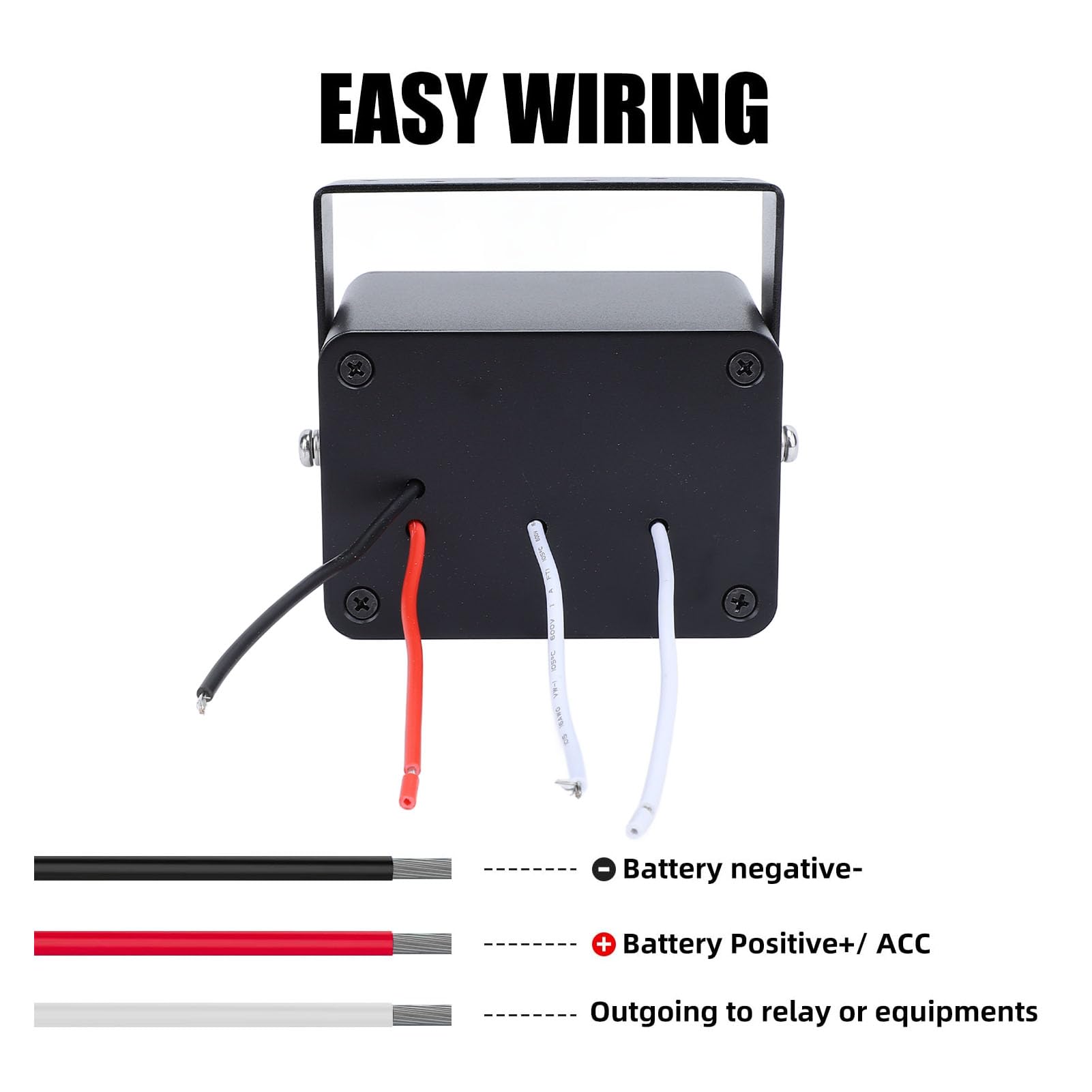 Fabater Skrzynka Przełączników Dwupozycyjnych, Wodoodporna Obudowa ze Stopu Aluminium z Miernikiem Napięcia Ładowarka USB PD Typu C QC3.0, Wstępnie Okablowana Skrzynka Przełączników Kołyskowych do