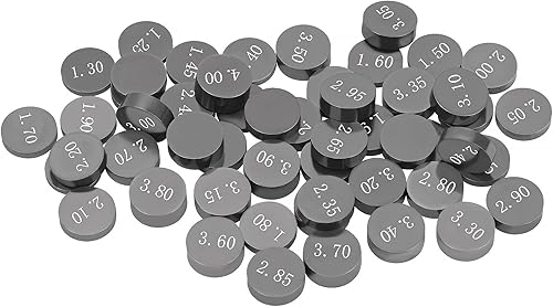 Miniatura 8 de AHL 0.373 in OD 0.047 in-0.157 in Kit de calza de válvula ajustable de grosor para Kawasaki KFX400 2003-2006 (52 piezas)