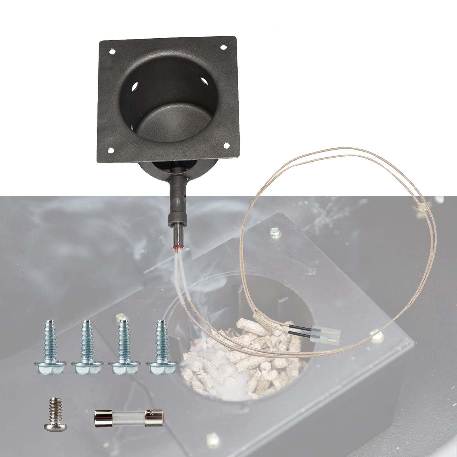 lesolar Fire Burner and Hot Rod Ignition Kit, Fire Burner Replacement Parts  for Pellet Grill with Screws and Safety, Compatible with Carrier u0026 Pit Boss  Wood Pellet Grill Smoker : Amazon.de: Garden