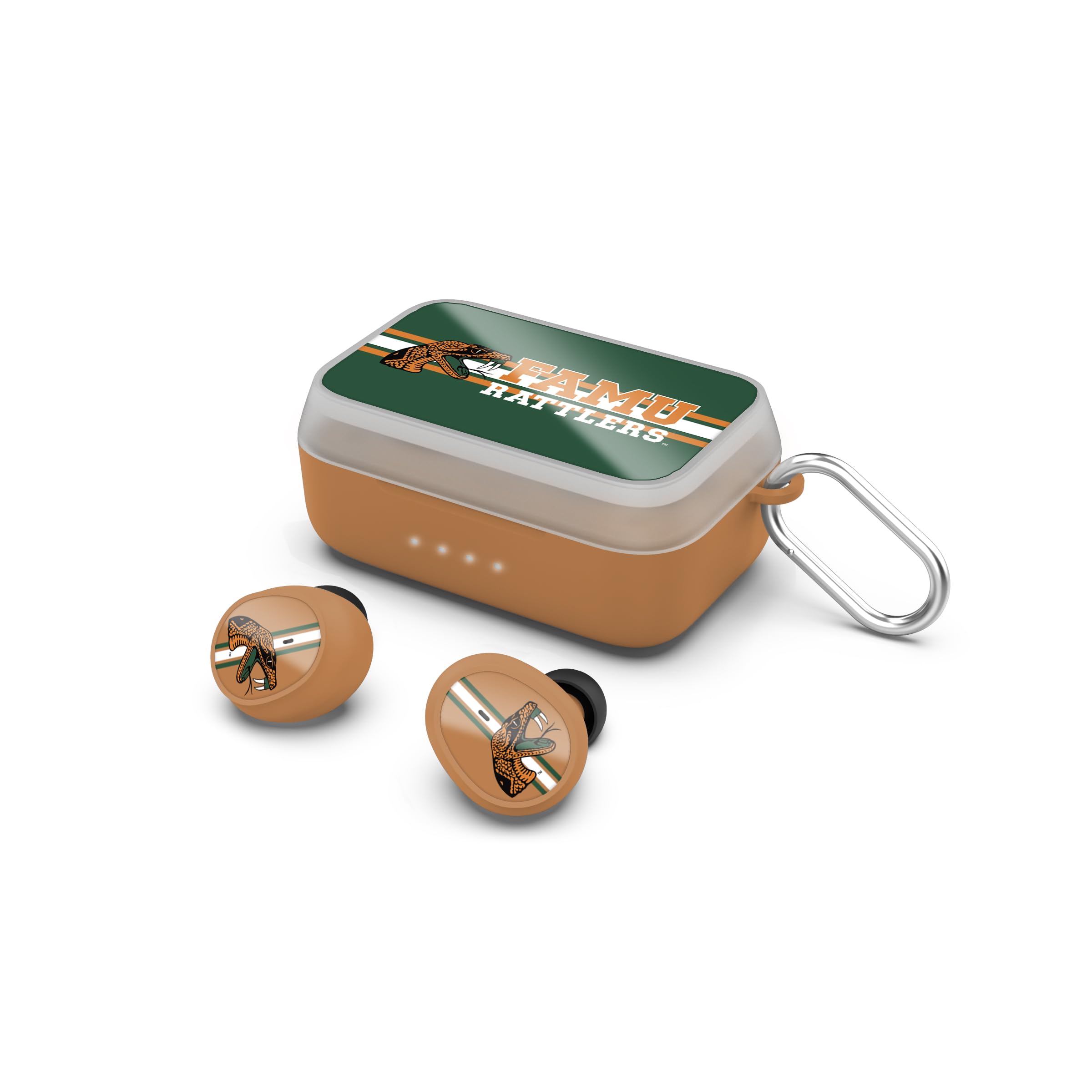 SOAR NCAA Wireless Sport Earbuds: Comfortable Fit & Convenient Charging