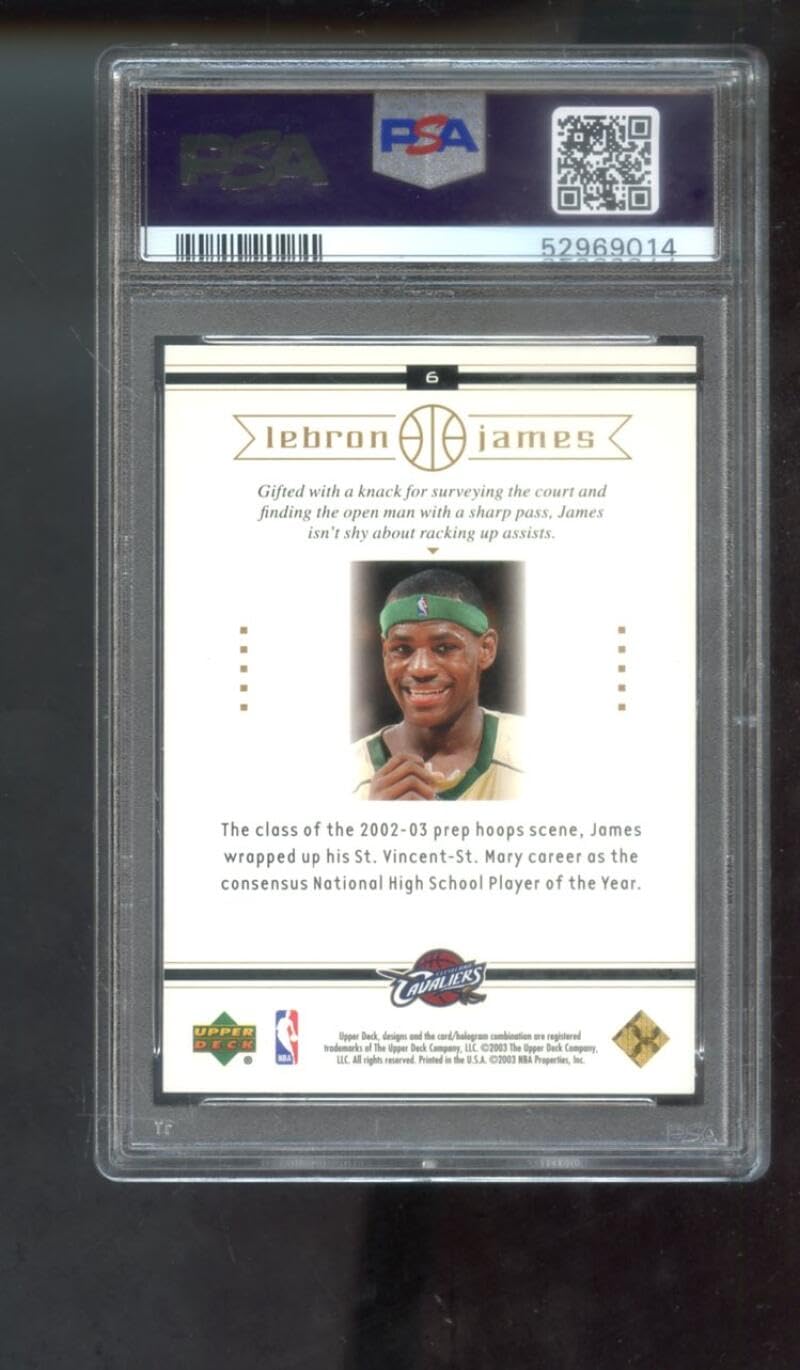 Amazon.com: 2003-04 Upper Deck Box Set #6 Lebron James ROOKIE RC