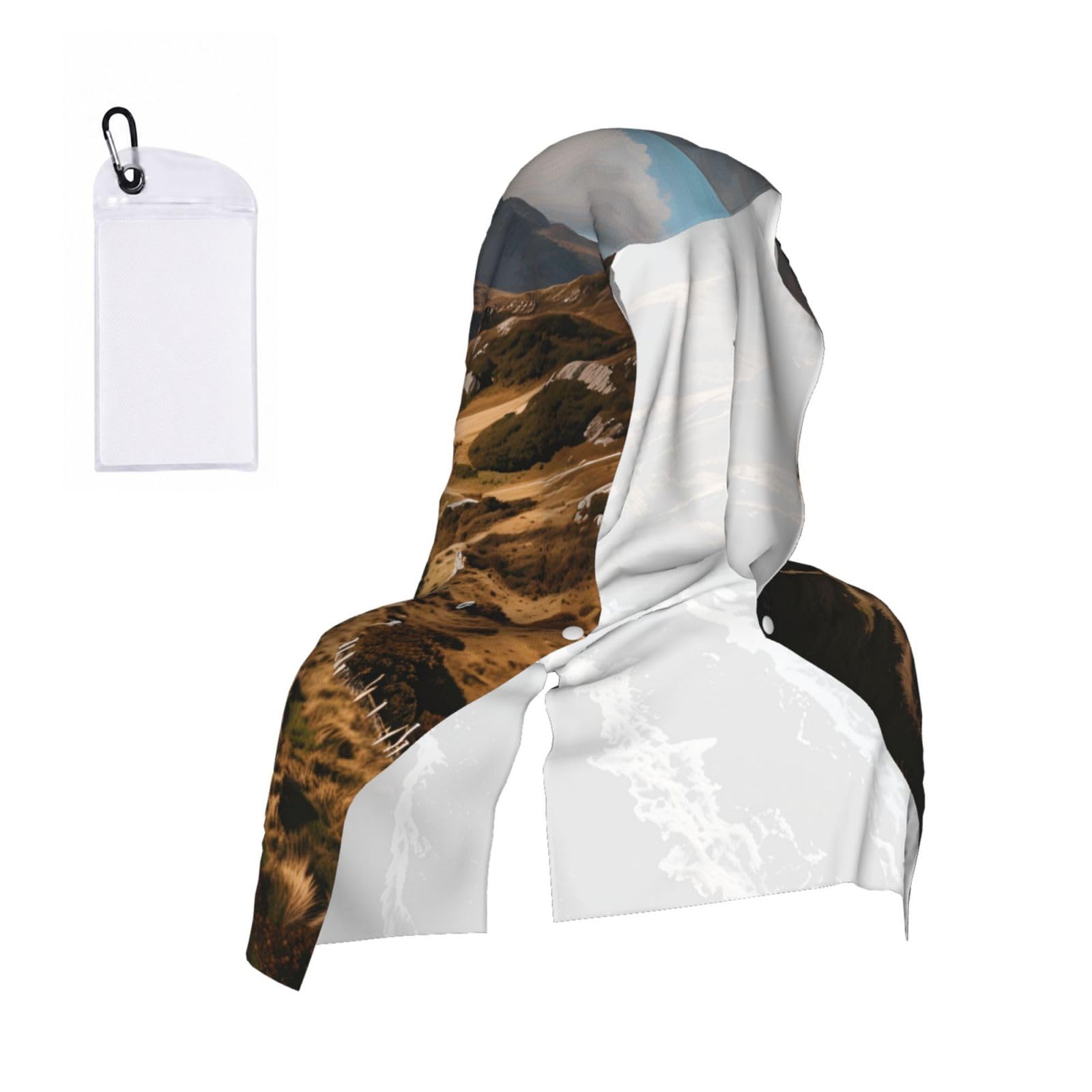 ZQYTGFDC Snowdonia Cooling hooded towels are suitable for summer sports, running, outdoor work, and gardening.