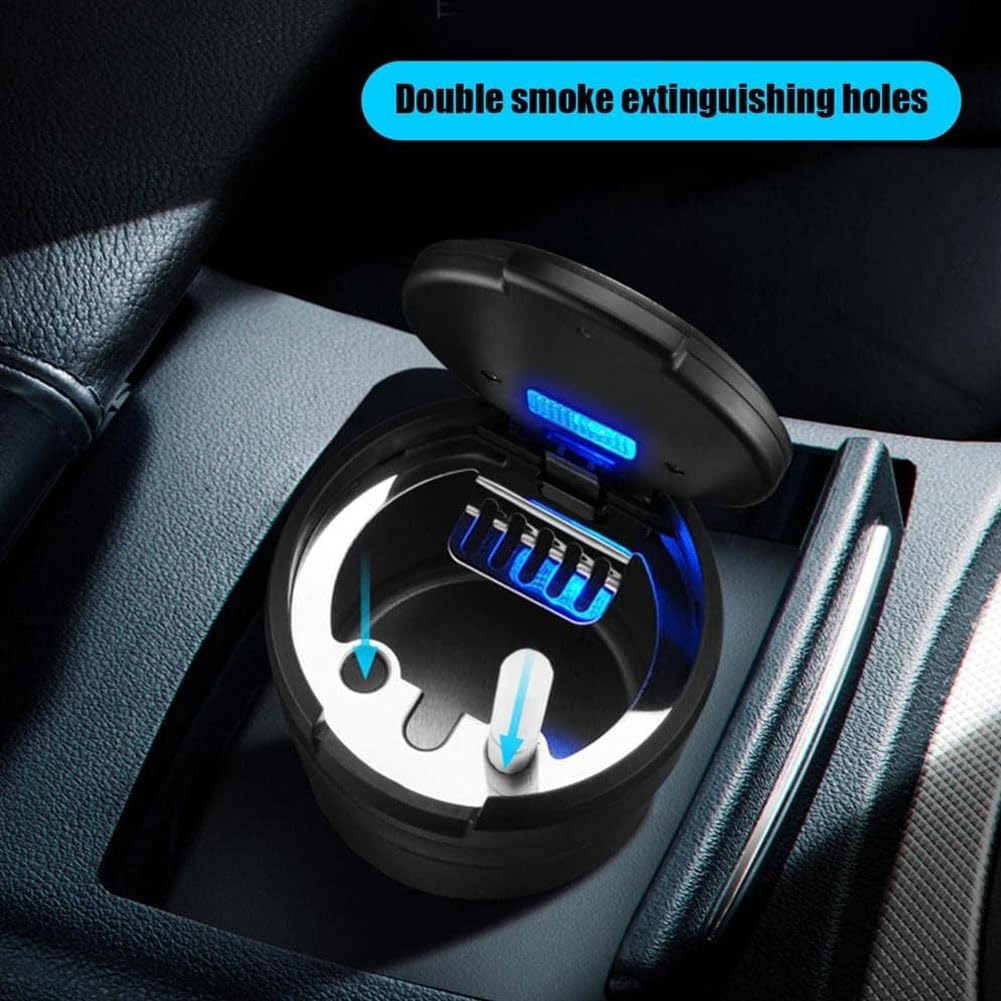 Auto Aschenbecher Für Mazda Modelle - Edelstahl Mit LED Beleuchtung