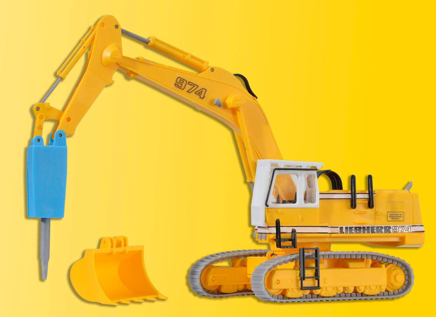 Viessmann 11271 - H0 Liebherr 974 mit Abbruchmeißel und Schutzkäfig