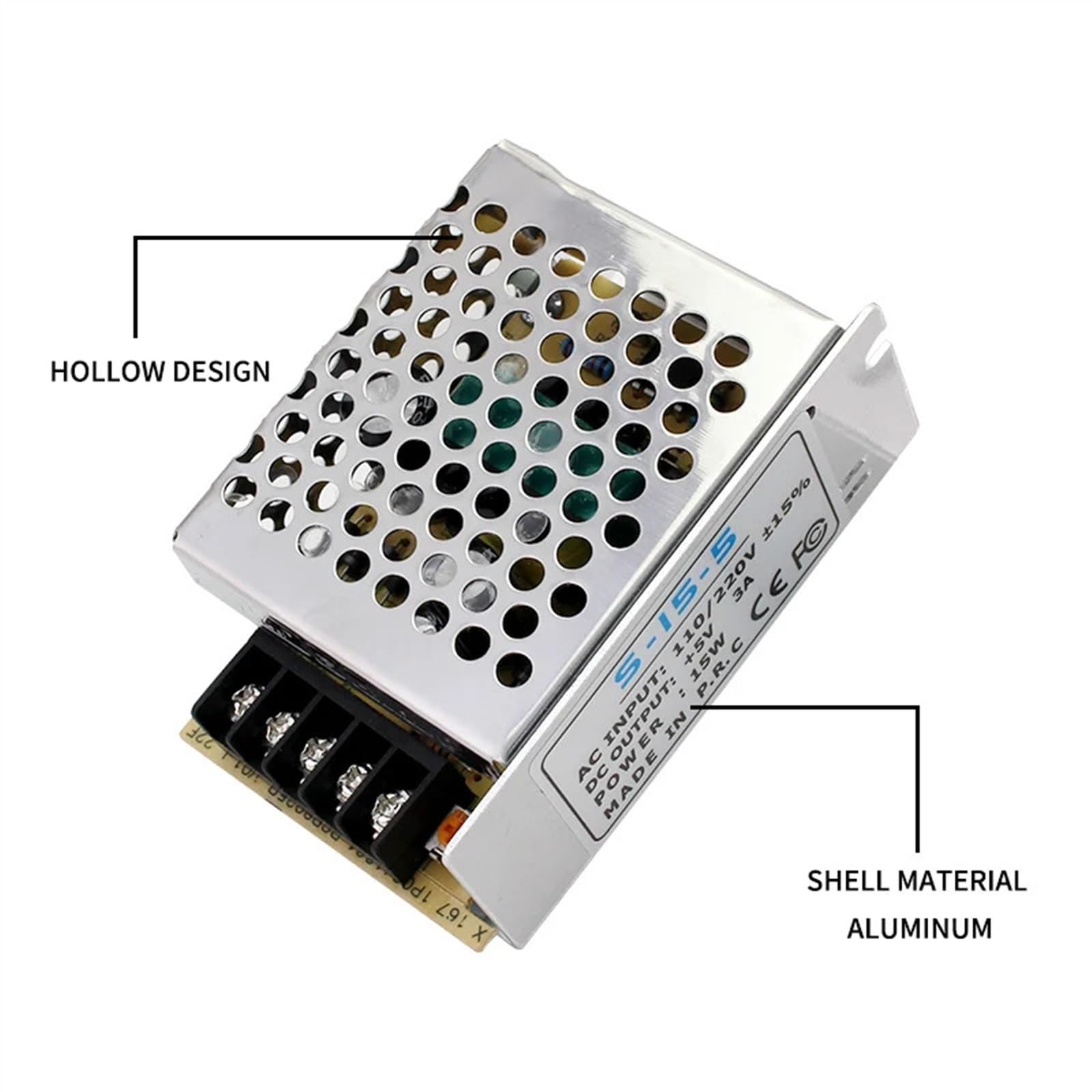 Transformador AC DC 5V 24V Fuente de alimentación 12V alimentación 1A 2A 3A 5A 10A 15A 20A 220V a 12V 3 5 9 15 18 24 36 48 V Fuente de alimentación(9V Power Supply,3A)