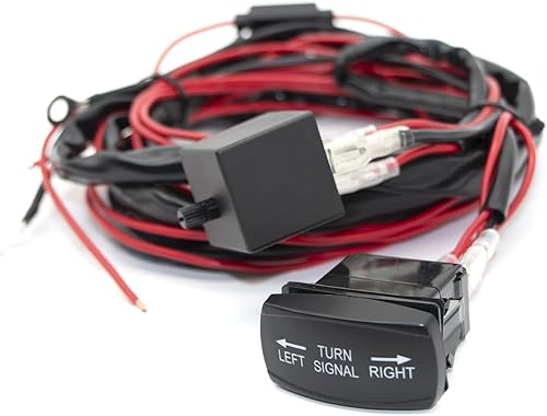 Miniatura 3 de Interruptor basculante universal ATV UTV, intermitente, kit legal de calle, intermitente, luz intermitente, arnés de cables para Polaris RZR Ranger