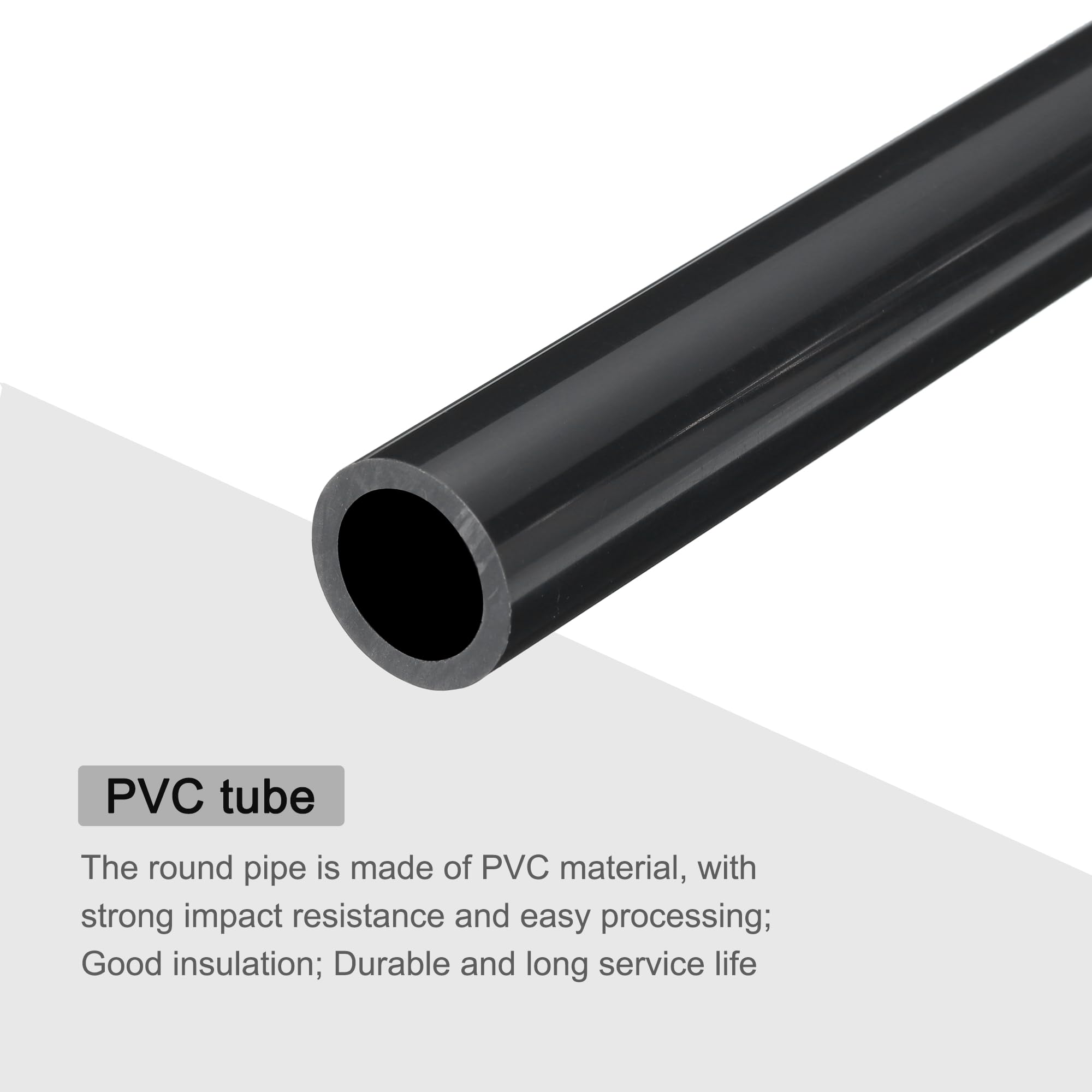 Tubo In PVC Rigido Grigio Scuro 34mm X 40mm X 350mm - Per Acqua, Cavi E Fai Da Te - Foto 10