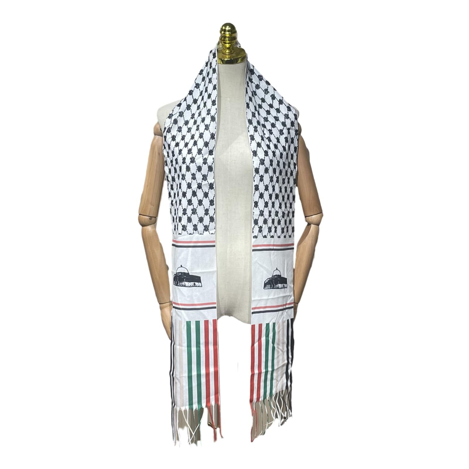 Maxtonser Arab Scarf Trendy Palestine Scarf Perfect Winter Adult Unisex Windproof Scarf Enhances Look Suitable for Any Occasion
