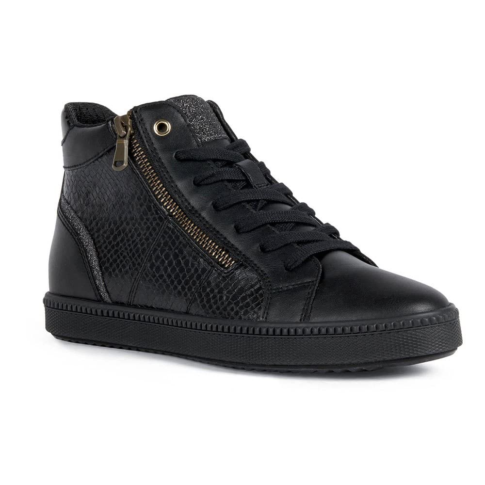 Geox Women's D Blomiee B Trainers, Black, 2.5 UK