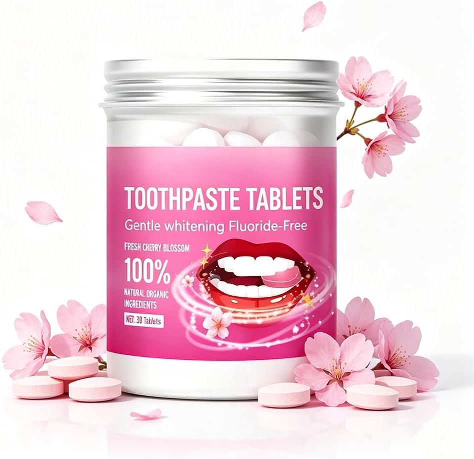 Portable Solid Toothpaste Tablets Deep Oral Cleansing for Adults