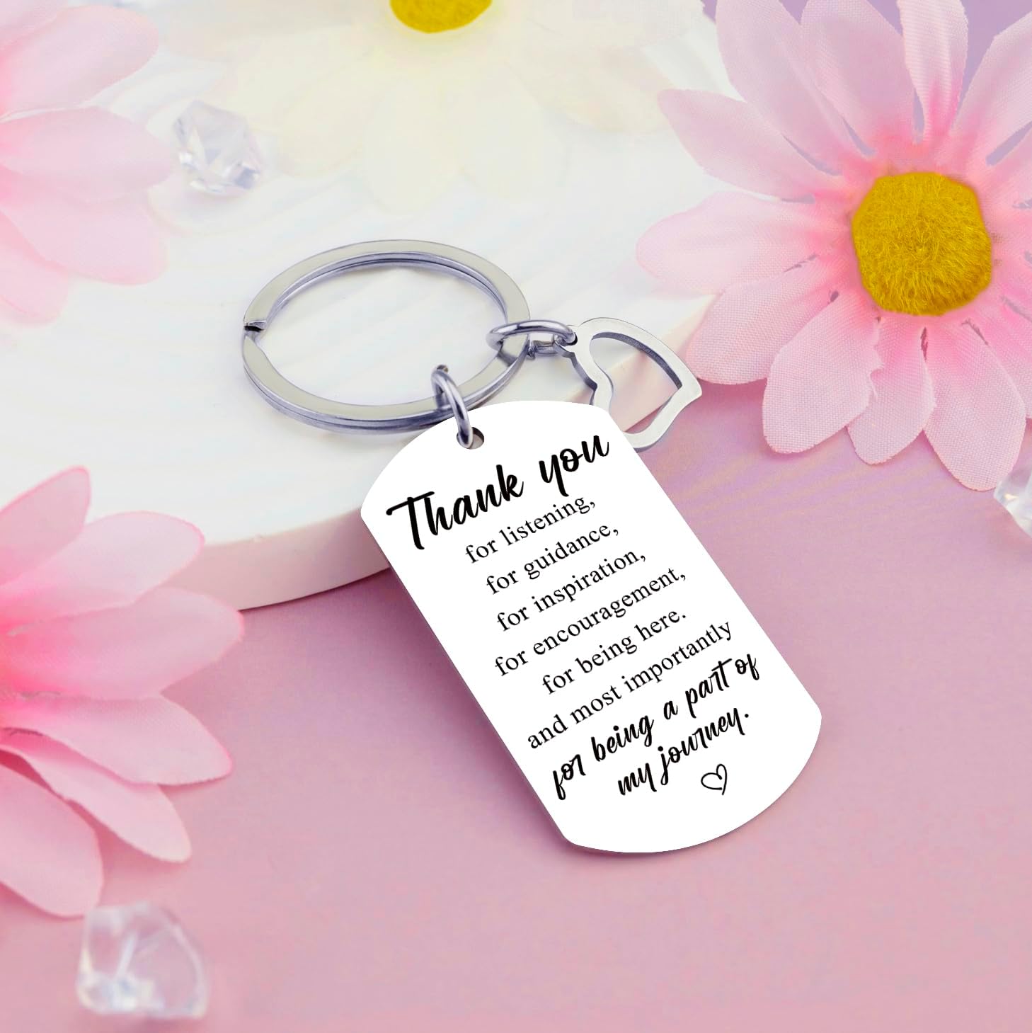 Thank You Gifts for Women Small Gifts for Coworkers Teachers Thank You Keychain Appreciation Small Birthday Gift for Coworkers Nurses Employee - Image 3