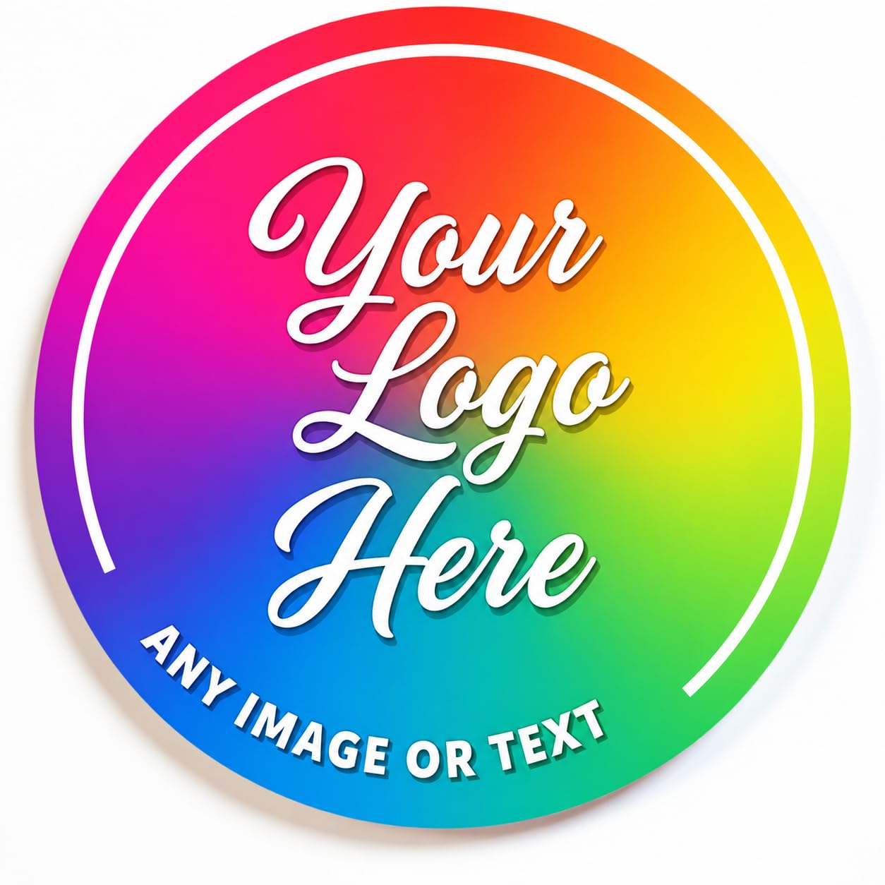Customised Stickers Labels Personalised Round Stickers Customisable Stickers Personalised Any Photo, Logo Colour or Text