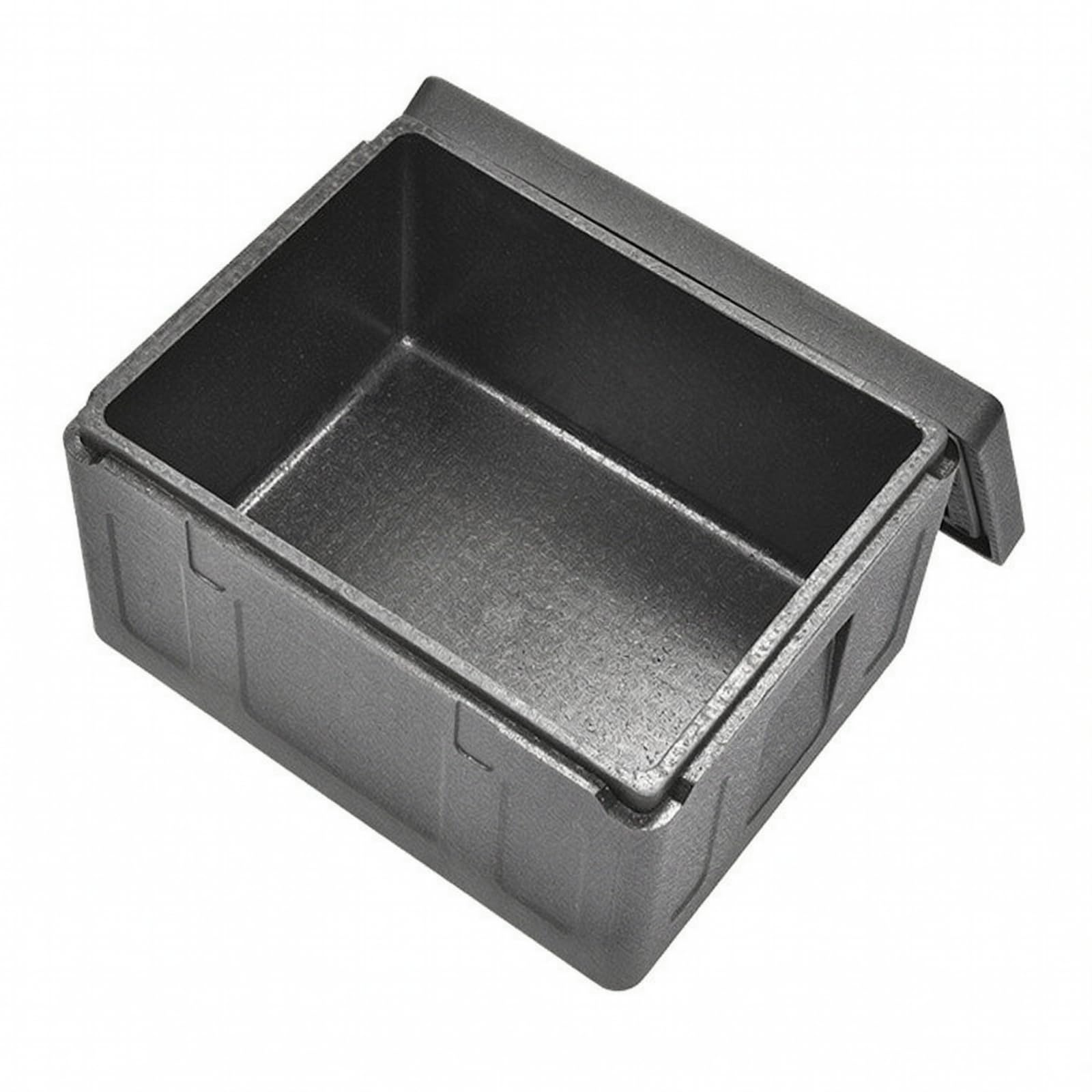 Isotherme En Polypropylène Grande Capacité, Boîte Isotherme Poignées Encastrées, Solide, Conteneur, pr s, Traiteurs, Noir, 81L Boîte