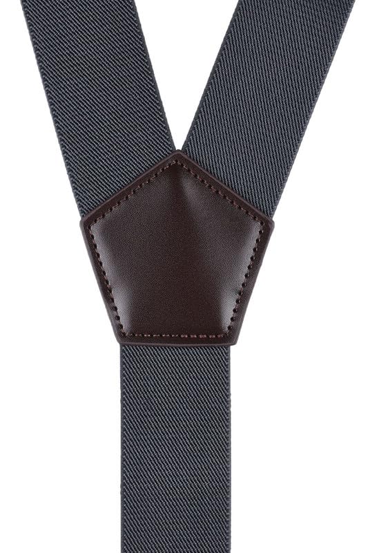 Image of Suspenders for Men with Snap Hooks Adjustable 1.4 inch Wide