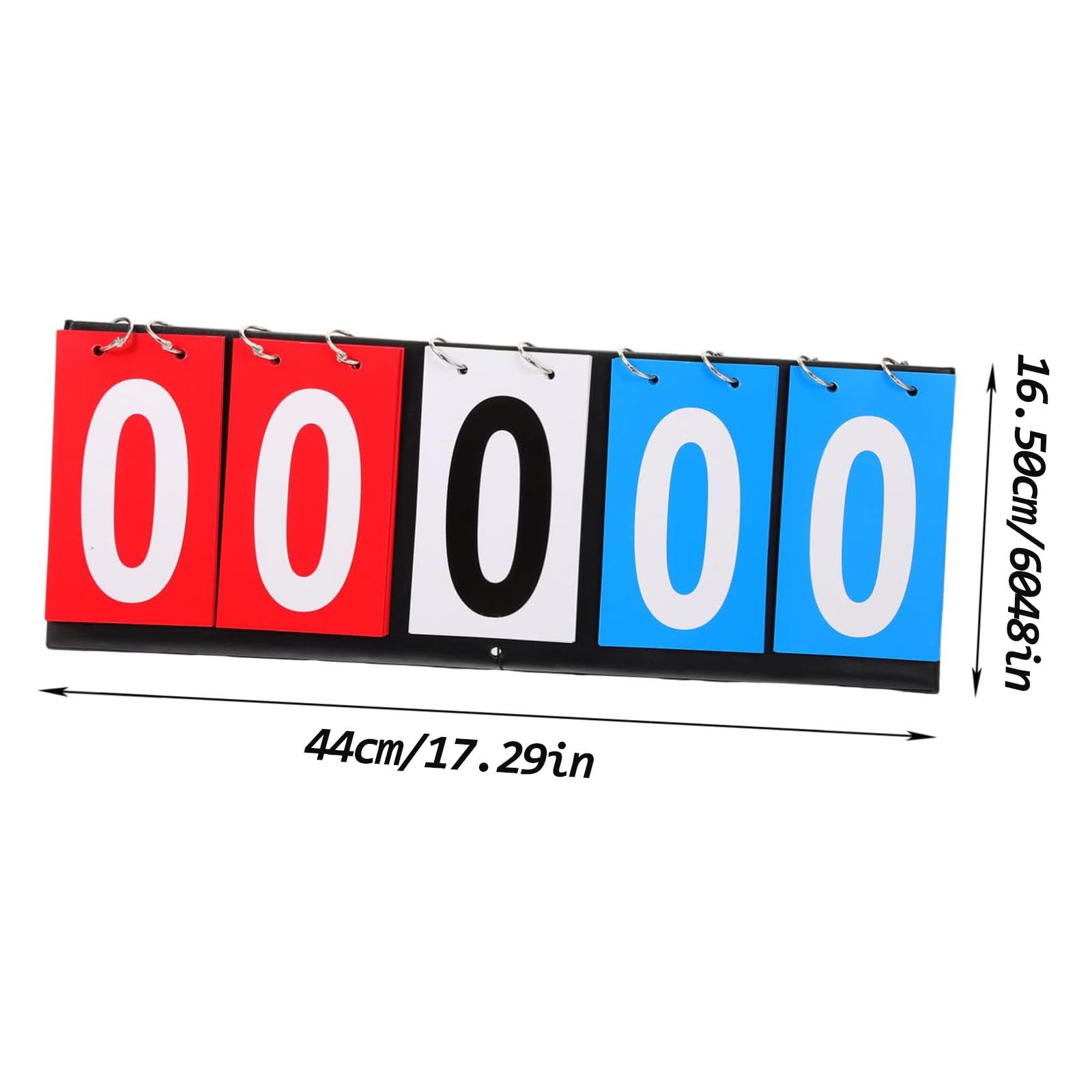 Baoblaze Flip Scoreboard – Tableau De Score 6 Chiffres, Portable, Pour Basket, Volley, Tennis, Et Jeux Familiaux