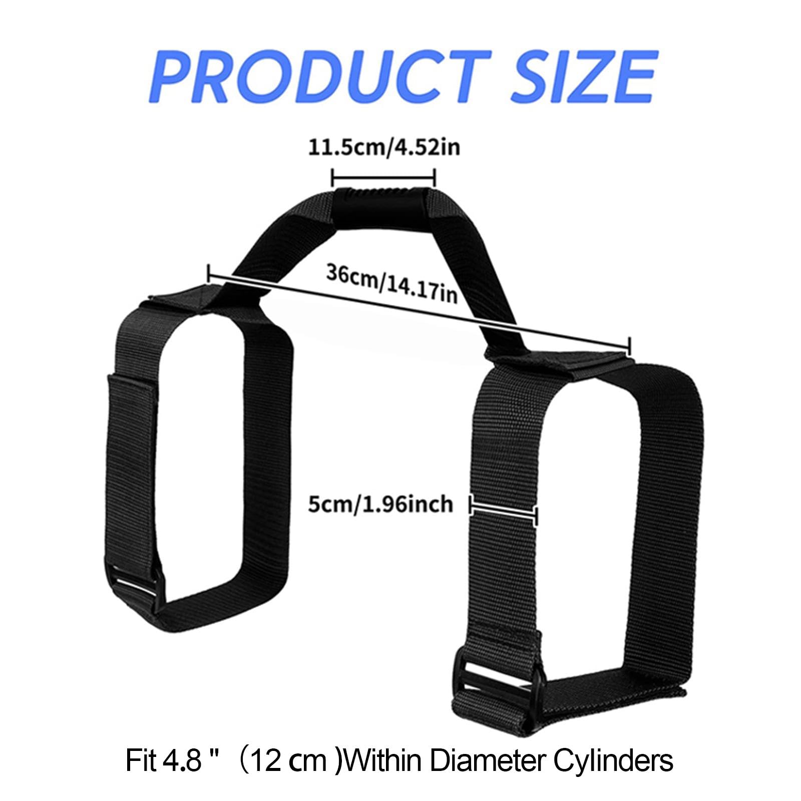 RNXRZANK 3xScuba Cylinder Holder, Scuba Strap, Adjustable Carrying System for Diving Equipment