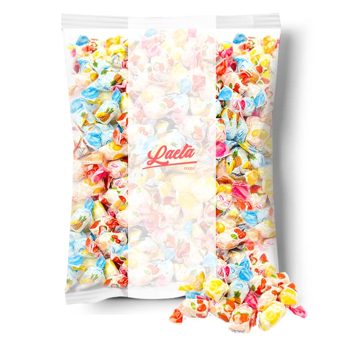 LaetaFood Arcor Fruit Filled Assorted Bon Bons Hard Candy, Bulk (2 Pound Bag)