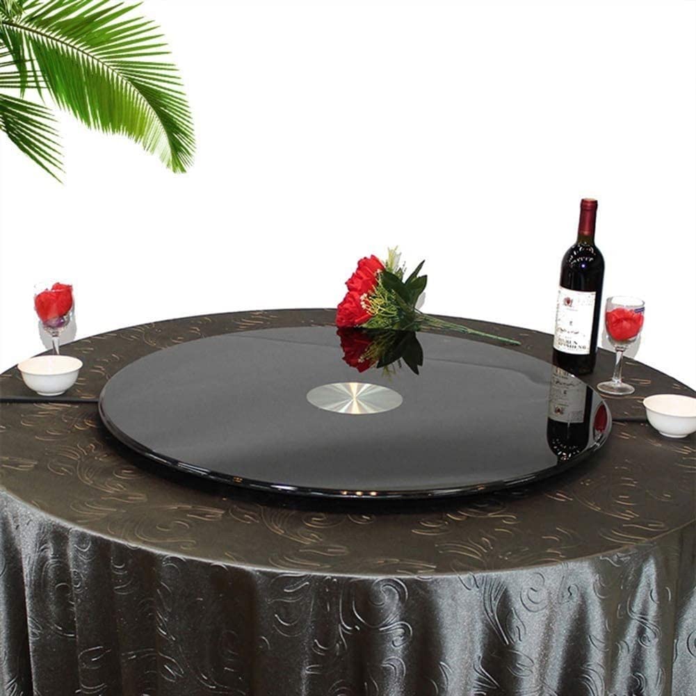 Plateau rotatif verre trempé 80 cm : ne tendez plus le bras pour vos plats