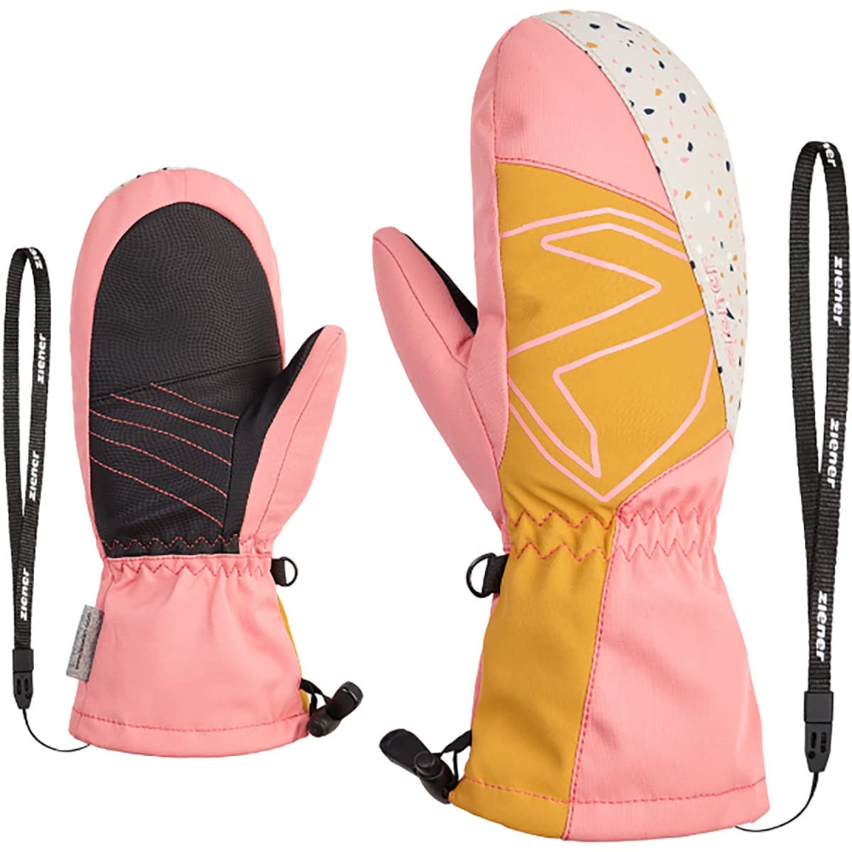 Ziener Kinder Lavalino Ski-Fäustling/Wintersport | wasserdicht, extra warm, Wolle