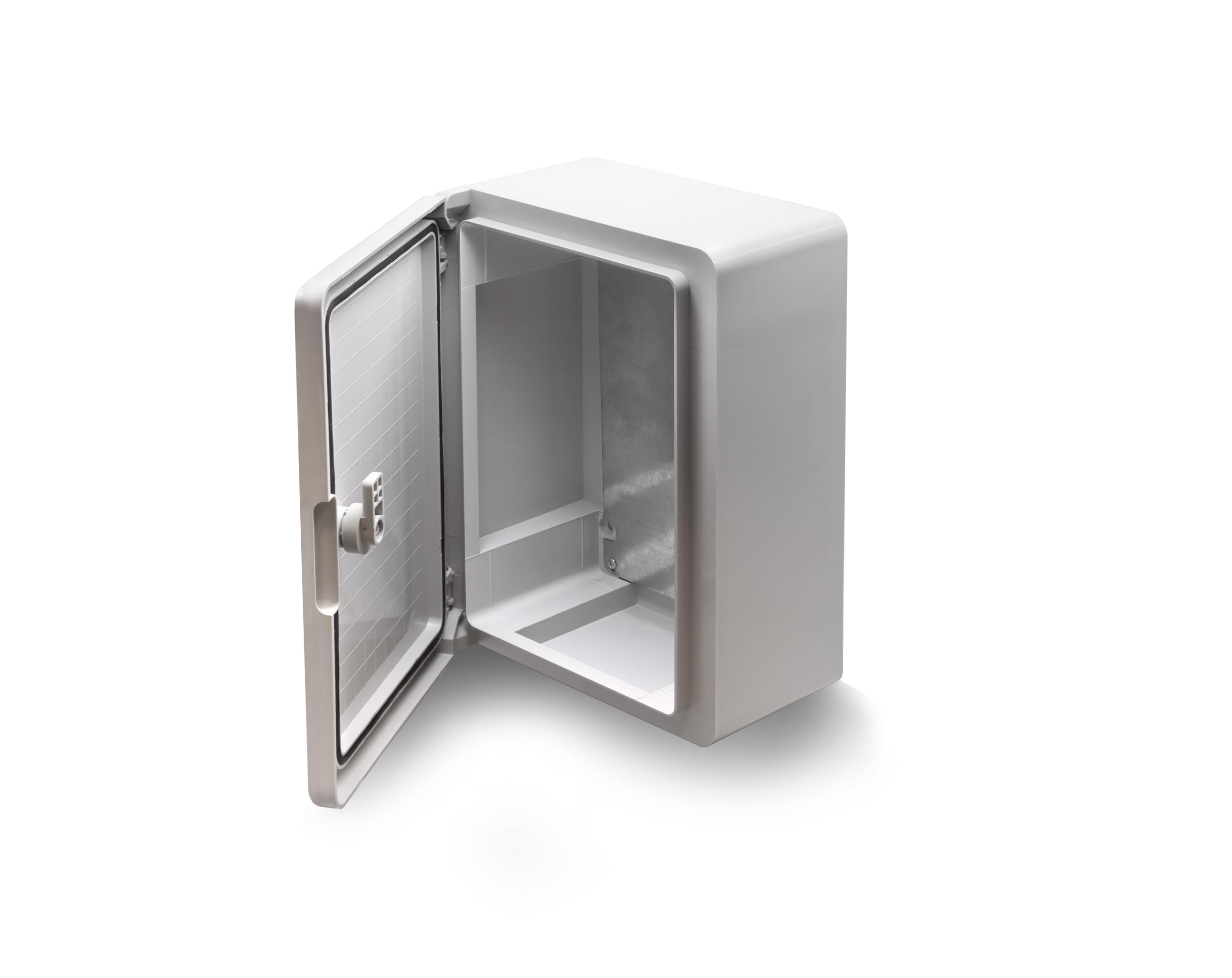 Schaltschrank 200 x 300 x 130 mm Verteilerkasten IP65 ABS Lichtgrau