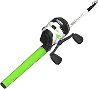 Zebco Roam Telescopic 6ft Fishing Rod & Spincast Reel Combo - Portable Fiberglass, Pre-Spooled 10lb Cajun Line, No-Tangle Design