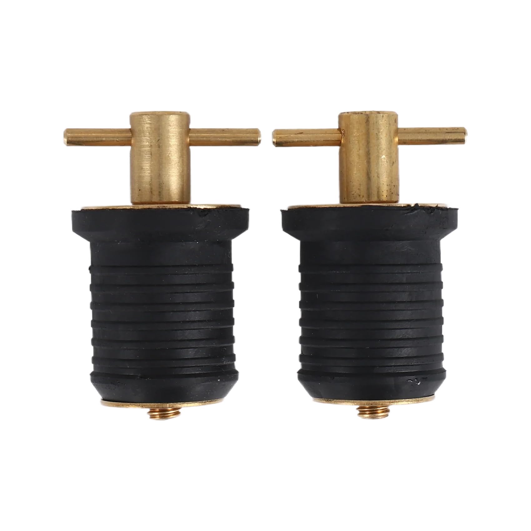 2 Pezzi Tappo di Scarico con Impugnatura Un T Tappi di Scarico per Barche Marine Twist-Turn Tappi nel Gomma con Manico nel Accessori per Barche