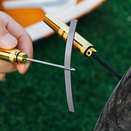 Miniatura 4 de Uwueri Kit de reparación de neumáticos compacto para motocicleta (rojo)