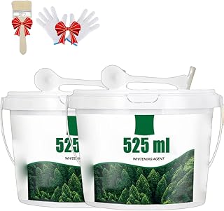 525ML Long-Lasting Tree Whitewash Agent,White Whitewash Paint,White Paint For Wood (2Pcs)