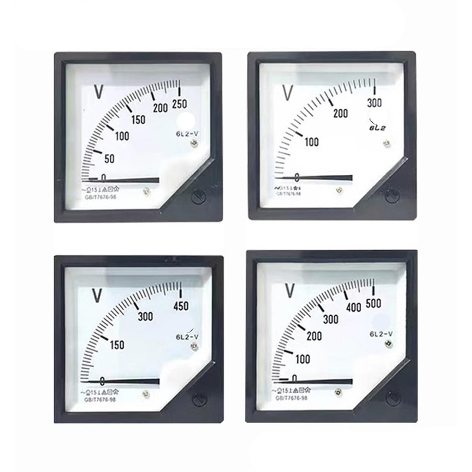 1000V AC medidor analógico Panel medidor de corriente AC 80x80MM pun(750V)