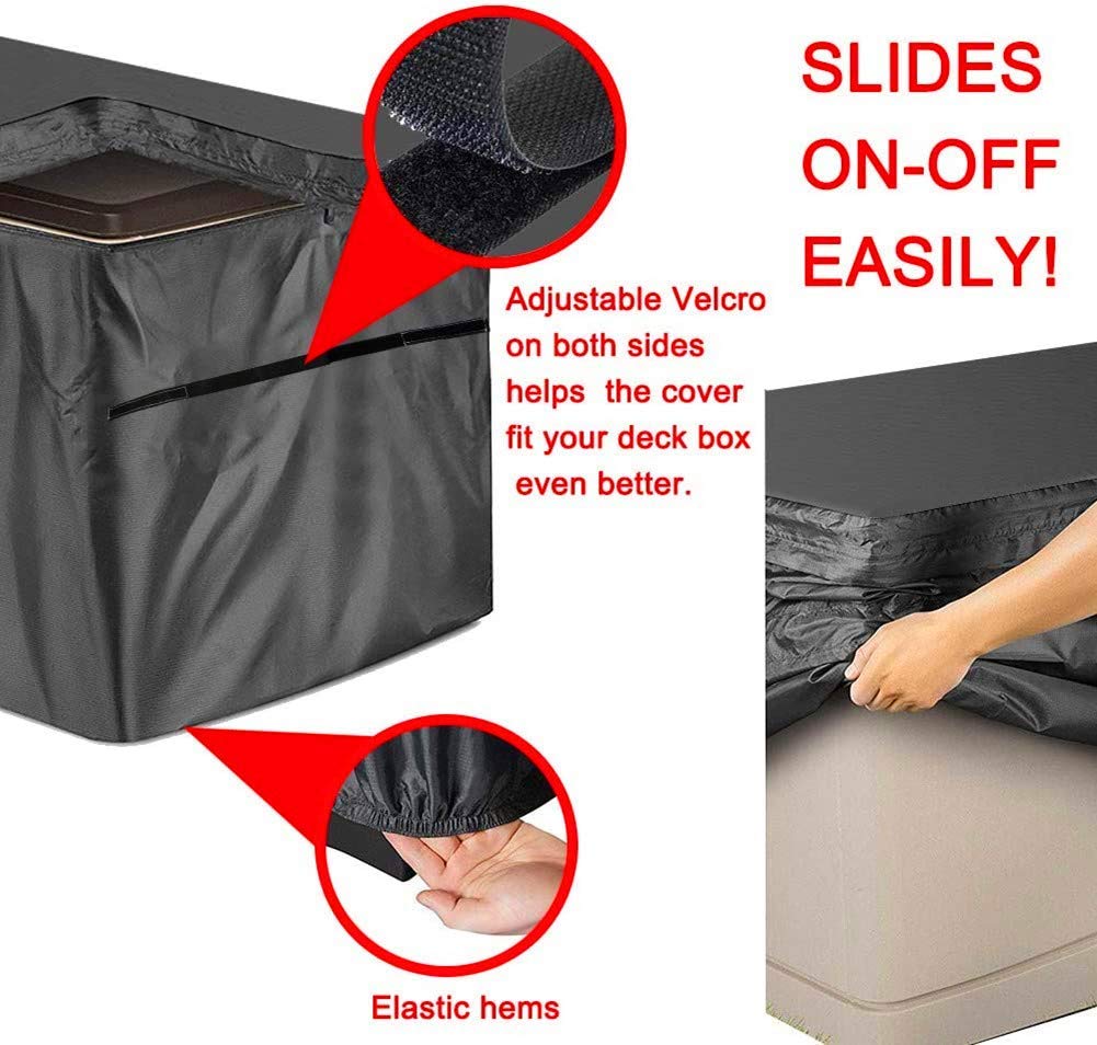 Amazon.co.jp: ガーデンデッキボックスカバー防水屋外収納ボックス