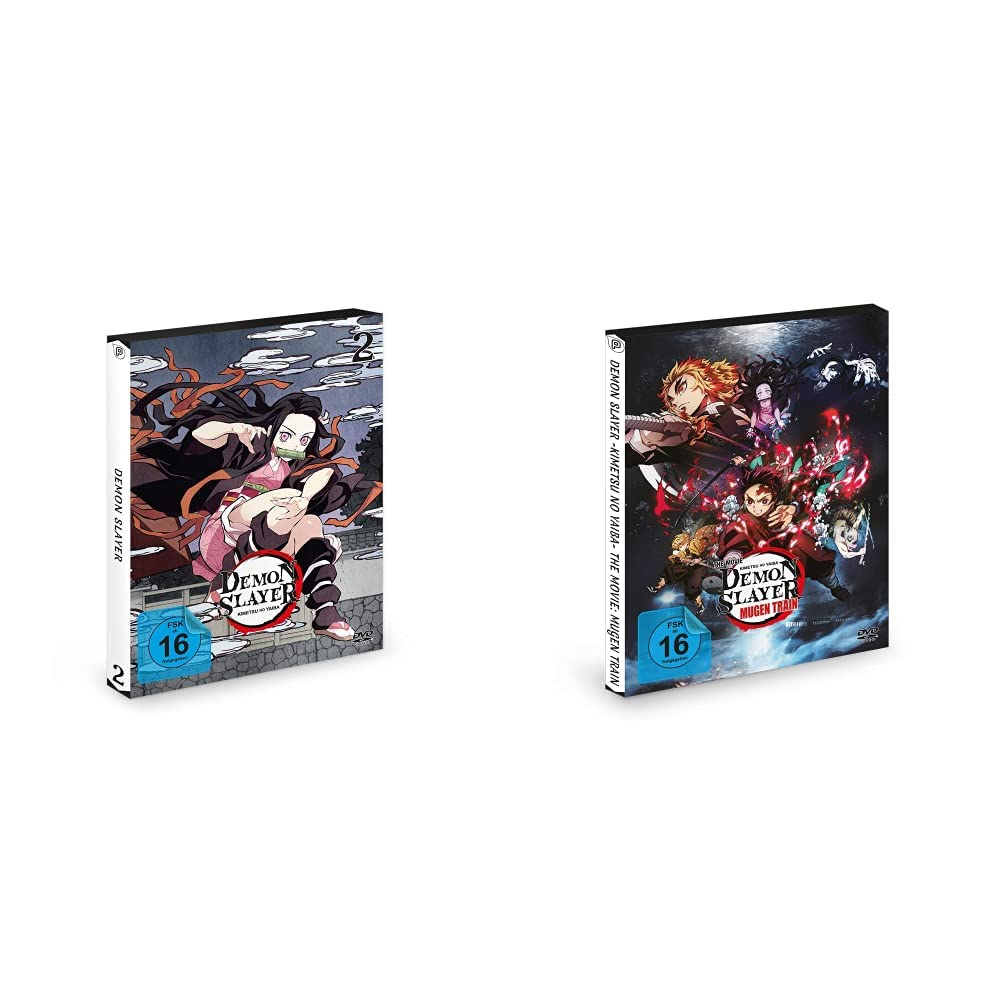 Demon Slayer Staffel 1 Vol.2 [DVD] & Demon Slayer Kimetsu no Yaiba The Movie Mugen