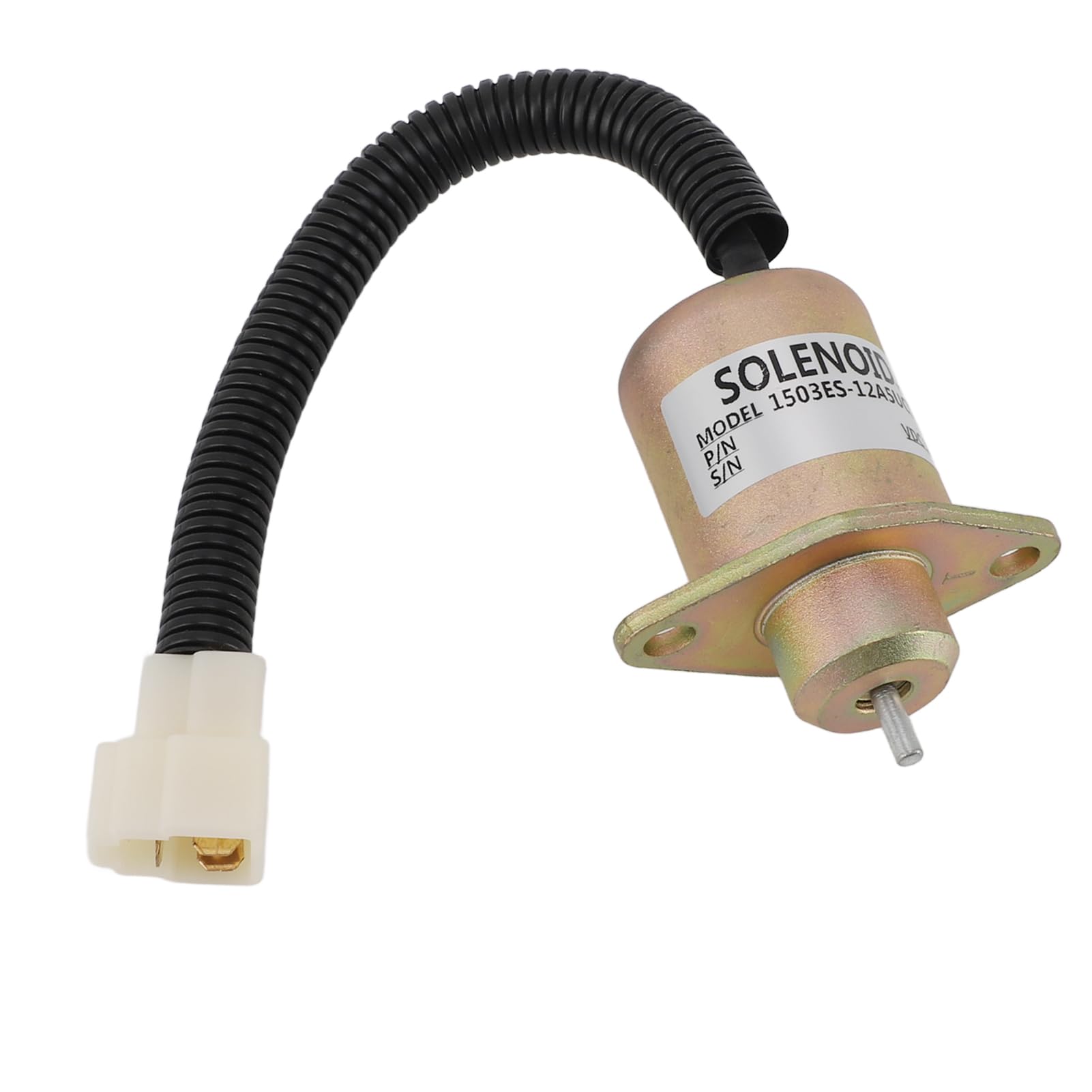 12V elektromagnetyczny zawór odcinający paliwo, 1503es 12a5uc5s elektromagnes zatrzymujący paliwo, dokładny generator przeciwzakłóceniowy elektromagnes wyłączający silnik