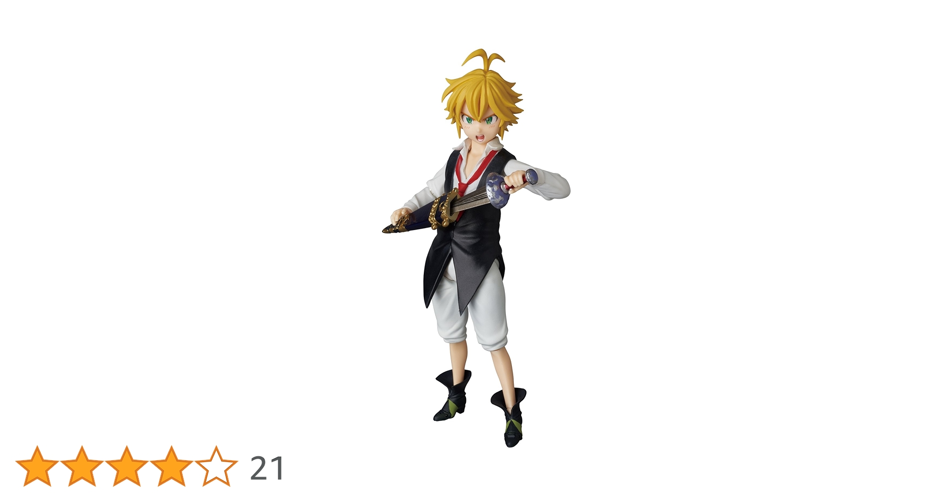 マフェックス No.014 MAFEX 七つの大罪 メリオダス　フィギュア マフェックス No.014 MAFEX 七つの大罪 メリオダス[メディコム・トイ