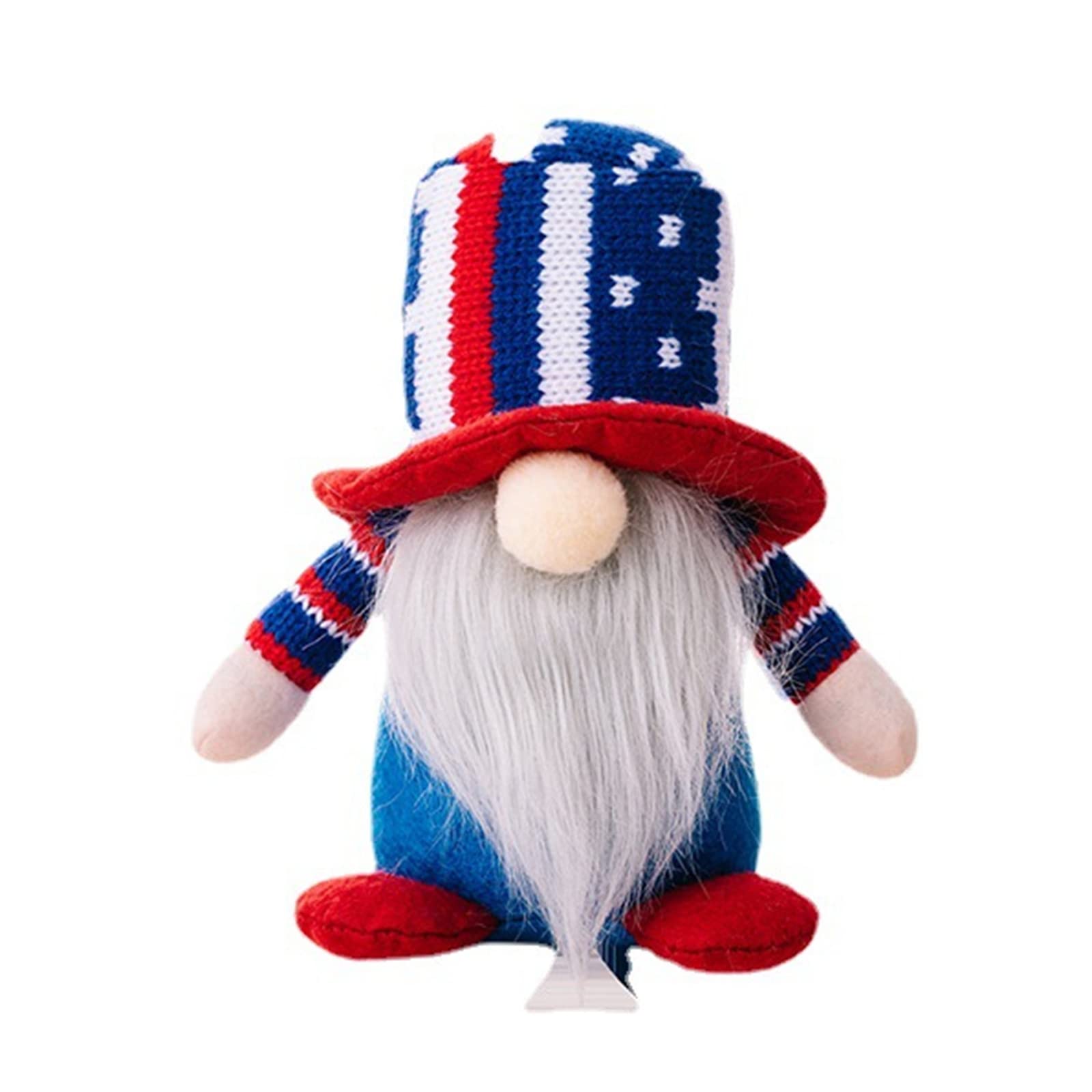CRFFZ Independence Day Decoration Gnomes Veterans Day Patriotic Kitchen Tiered Tray Ornaments 4th of July Gift Patriotic Decorations for Home