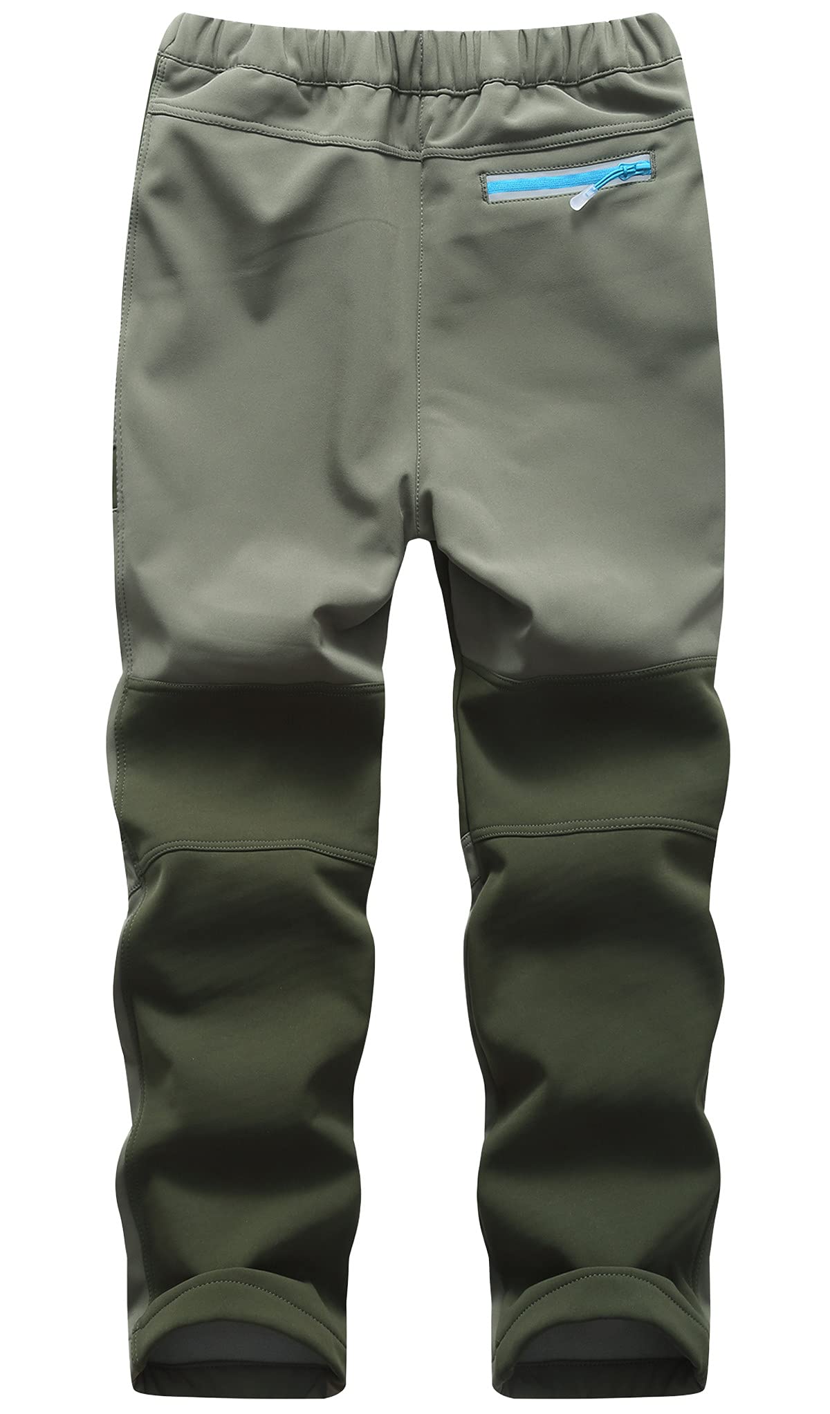 Pantalones de softshell para niños y niñas, con forro polar, transpirables, cálidos, funcionales, para lluvia, trekking, esquí