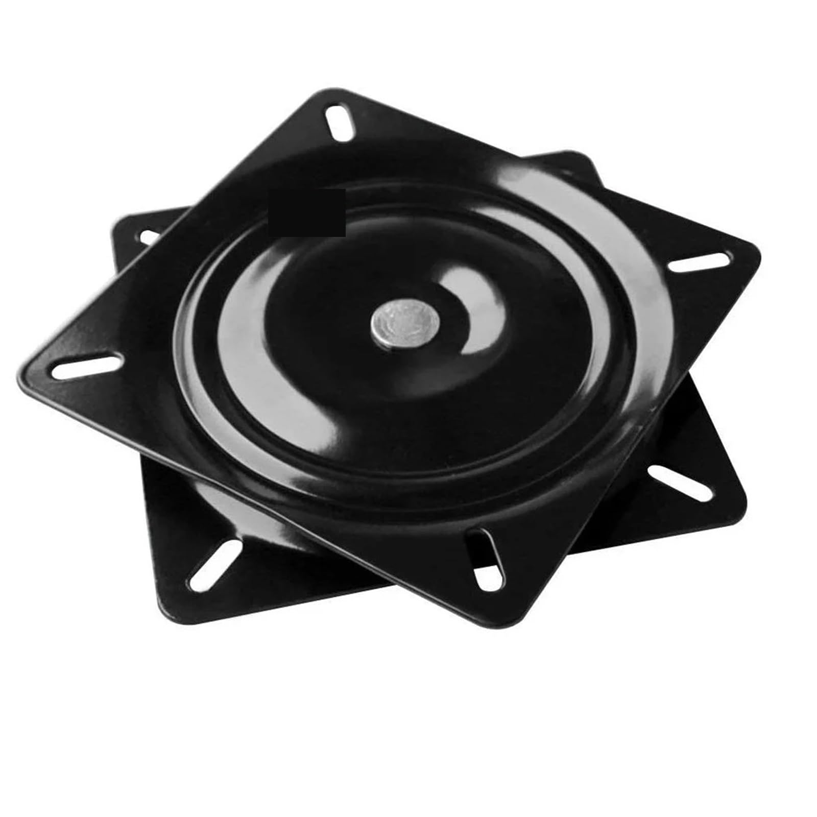 Square Swivel Stool Replacement 360 Degrees 6" 8" Heavy Full Ball Bearing Swivel Plate Chair Bar Stool Boat Van Pilot Seat Base Replacement(6 Inches)