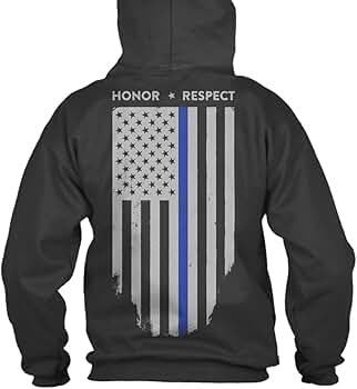 Thin blue line hoodie women's Clearance