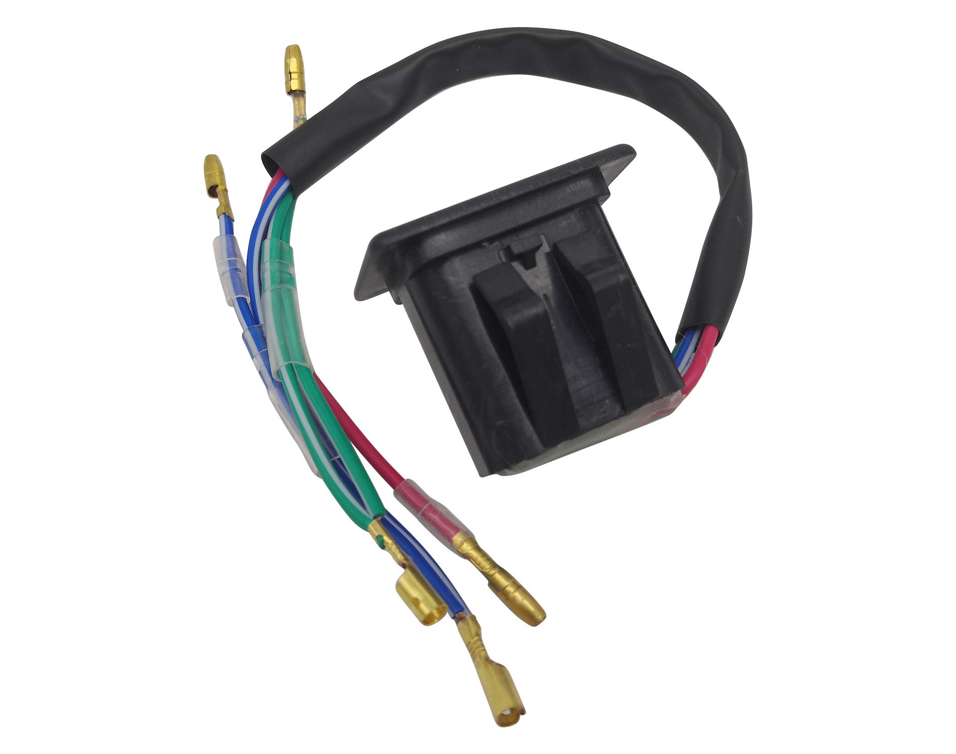 817257 Black Outboard \u0026 Non-Trim Quicksilver 3000 Classic Remote Control  Grip | Green Bay Propeller \u0026 Marine LLC, image size:1900x1500