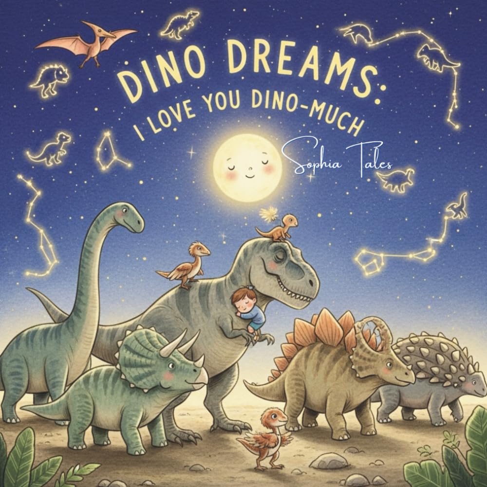 Dino Dreams: I Love You Dino-Much: A Punny Dinosaur Bedtime Book with Fun Facts, Roars, and Snuggles for Kids Ages 2–6 (Dreamland Tales: I Love You