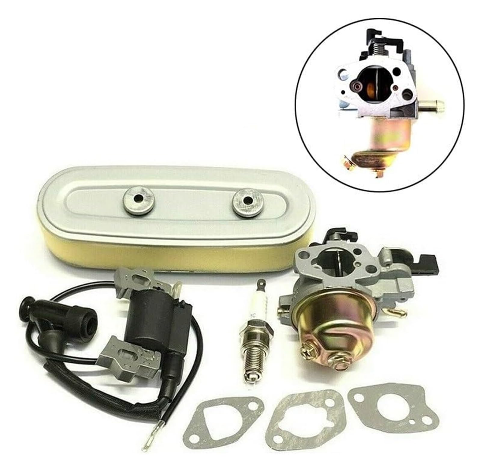 para GXV160 GXV160 Kit De Servicio De Carburador Carburador Bobina De Encendido Filtro Junta Bujía Carburadores Carburador Moto
