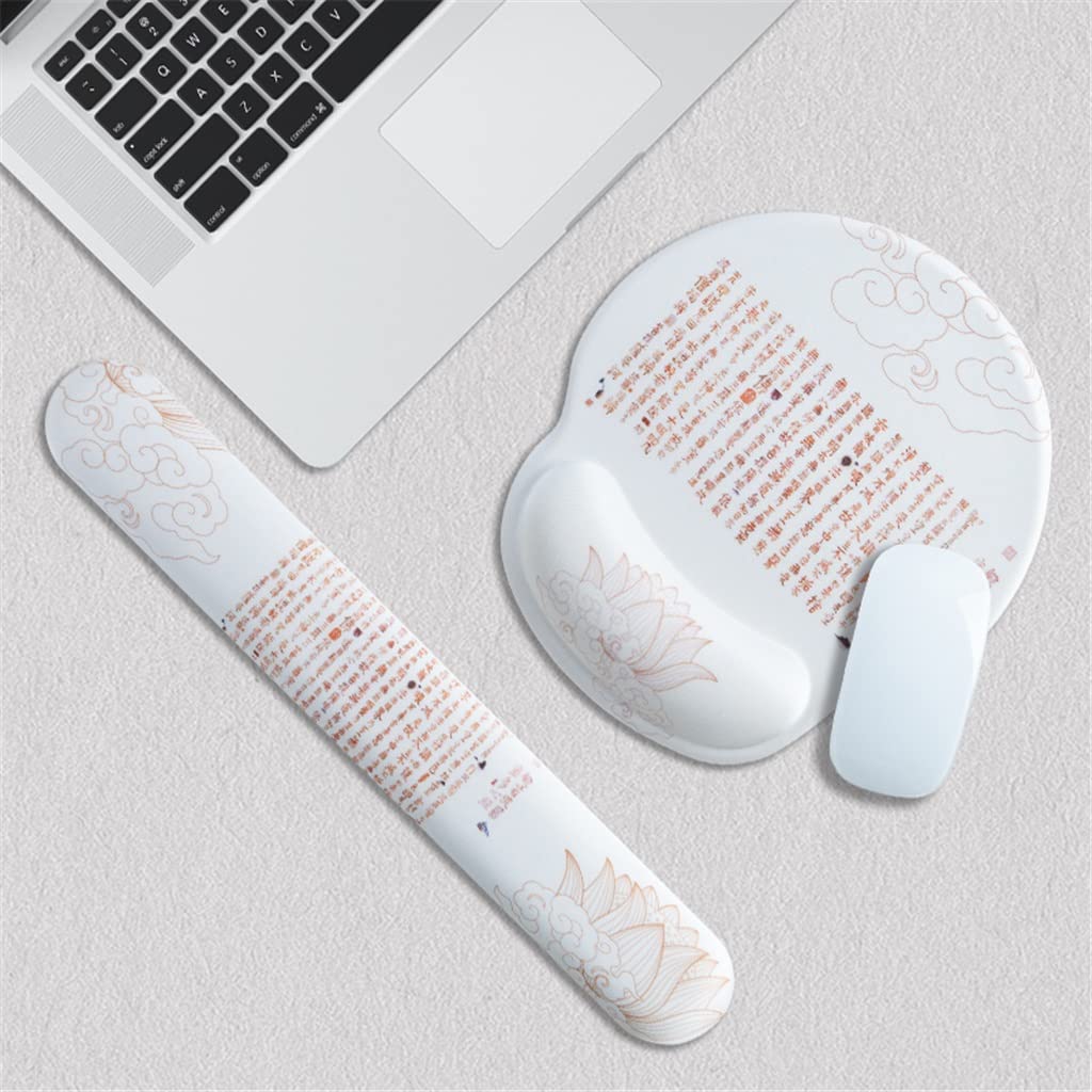 Wrist Pad Keyboard Milk Silk Rest Support for Office Computer Laptop Gaming