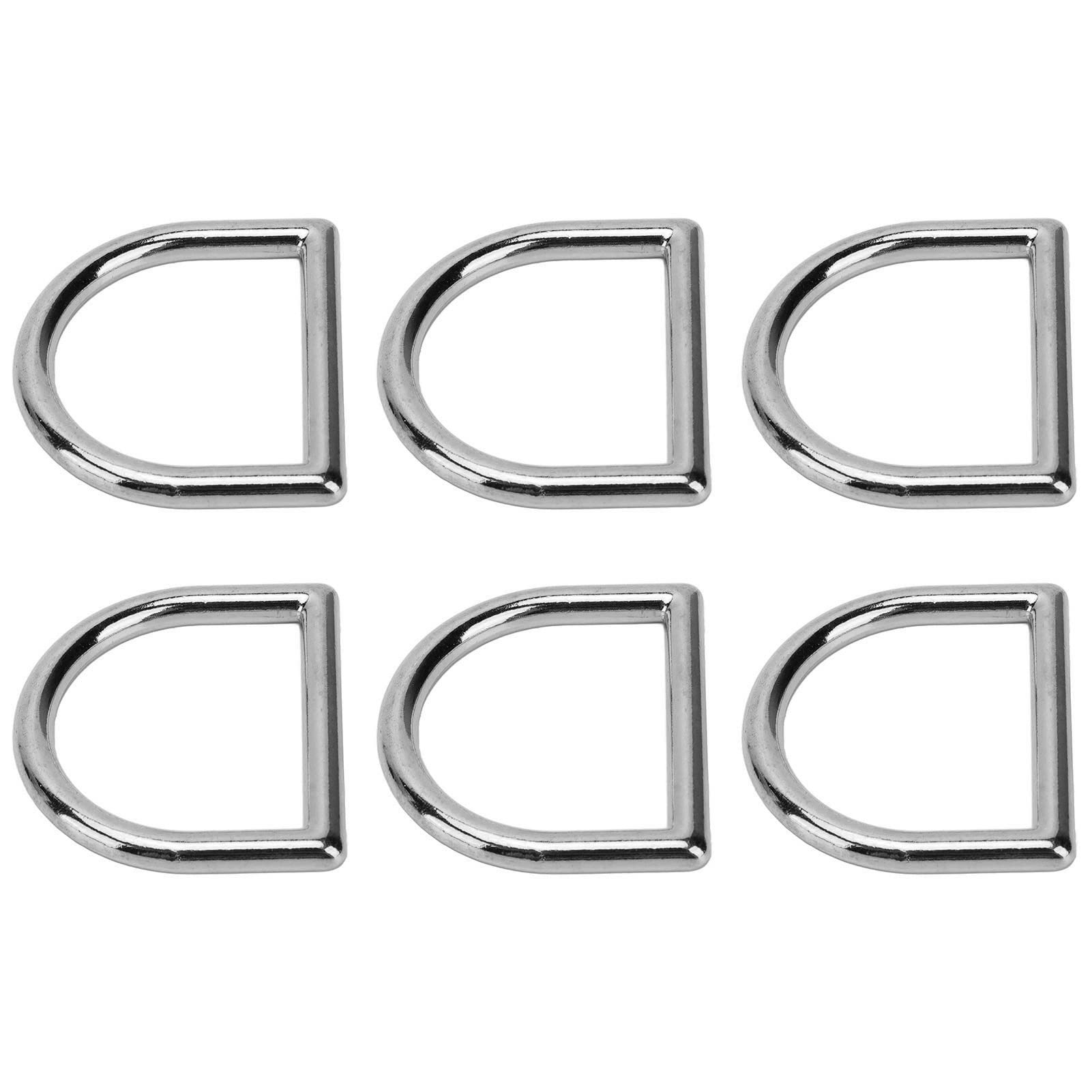 Jeanoko 120 szt. D-ringi Metalowe Klamry DIY do Torebek z Breloczkiem Paski Złoto Srebro Stop Cynku