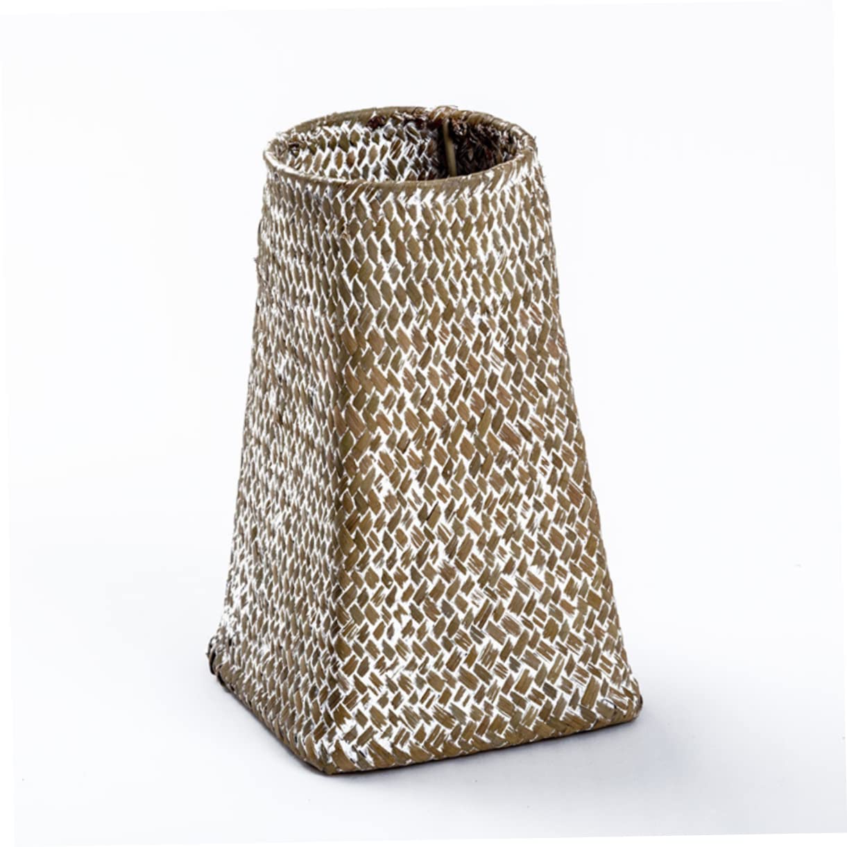DECHOUS 3stücke Rustikaler Handgewebter Blumenvasen-Topf Rattan Dekorative Trockenblumen-vase Für Kreative Arrangements Für Und Ländliche Einrichtung Zufällige Farben