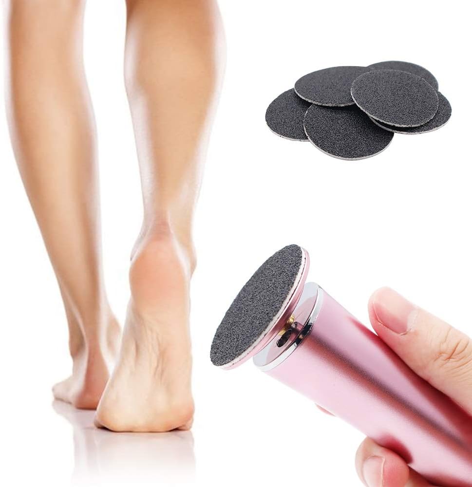 ELEVEN EVER Electric Callus Remover (Speed Adjustable) with 60pcs Replacement Sandpaper Discs, Professional Pedicure Foot File Sander for Men Women Dead Cracked Hard Dry Skin