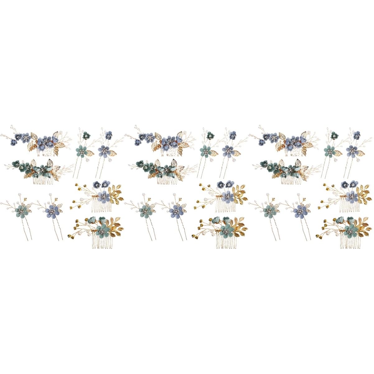 FRCOLOR 6 Sätze Haarnadel Brautaccessoires Perlenkopfschmuck für die Hochzeit Haarschmuck für Frauen Hochzeitshaarschmuck für Bräute Formelle Haaraccessoires für Frauen Zinklegierung