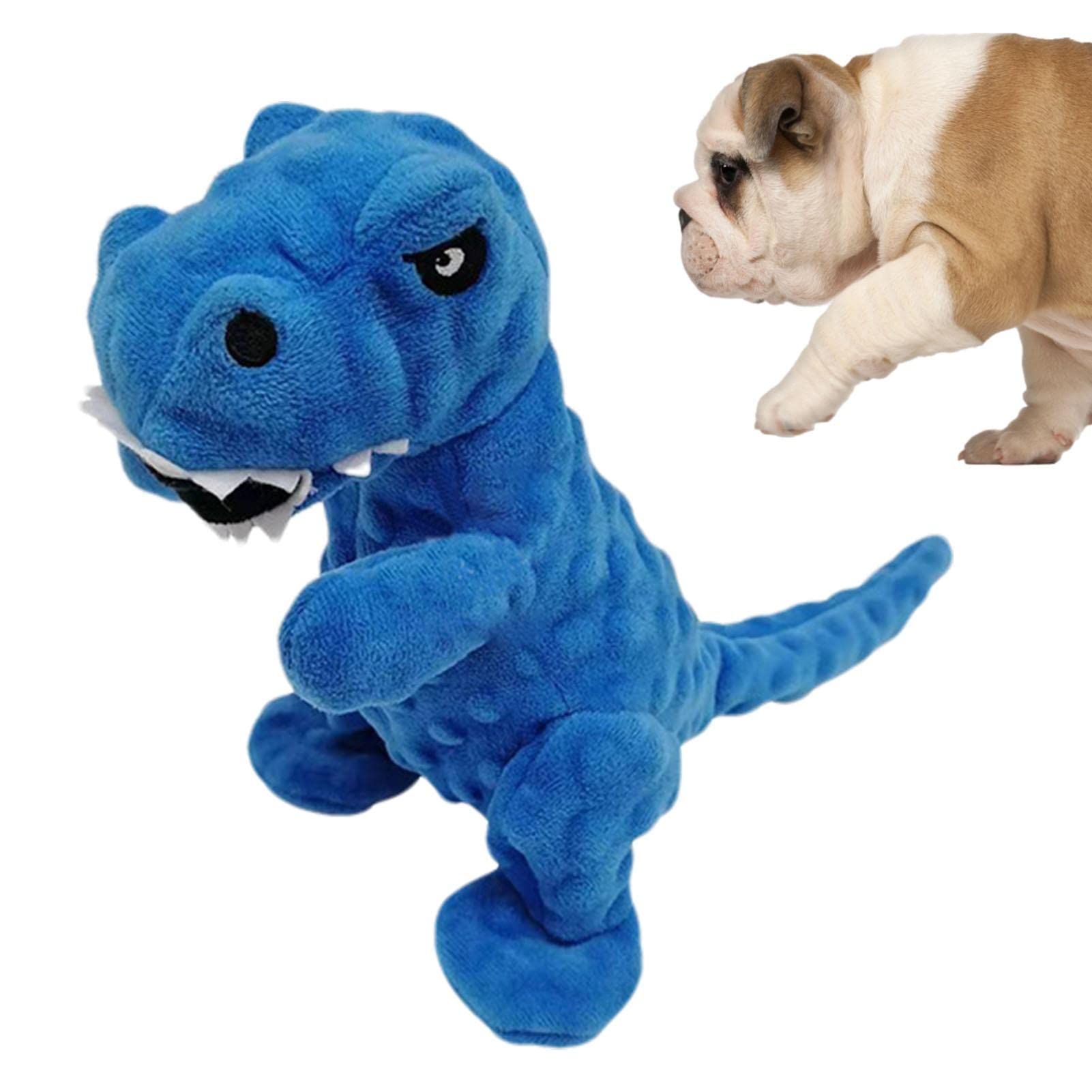 Rianpesn Dinosaur Dog Squeaky Toy,Grunting Dinosaur Dog Toy That Oinks Grunts for Small Medium Large Dogs - Squeaker Training Puppy Supplies, Grunting Dinosaur Dog Toys That