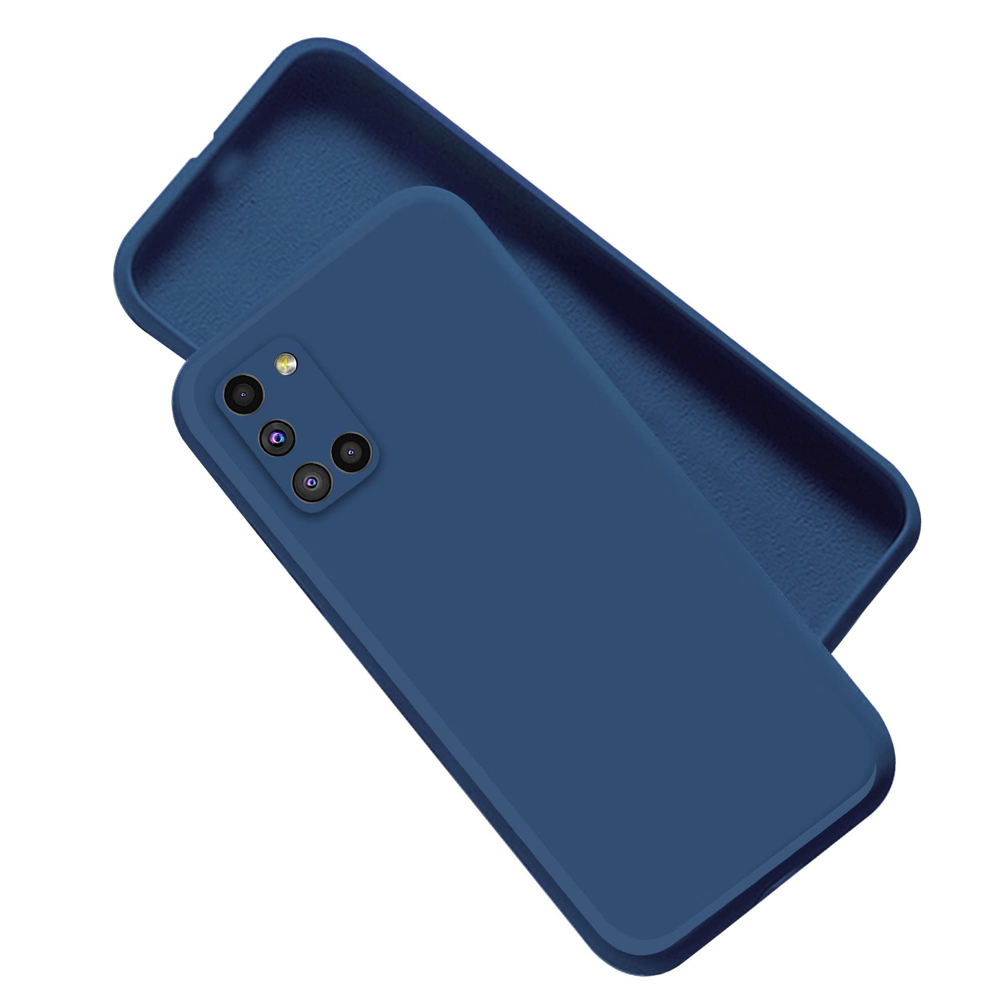 A rtistque Liquid TPU Silicone Matte Shockproof Flexible with Camera Protection Soft Back Cover Case for Samsung Galaxy A31 - Blue (B099WX5RG2) Amazon Price History, Amazon Price Tracker